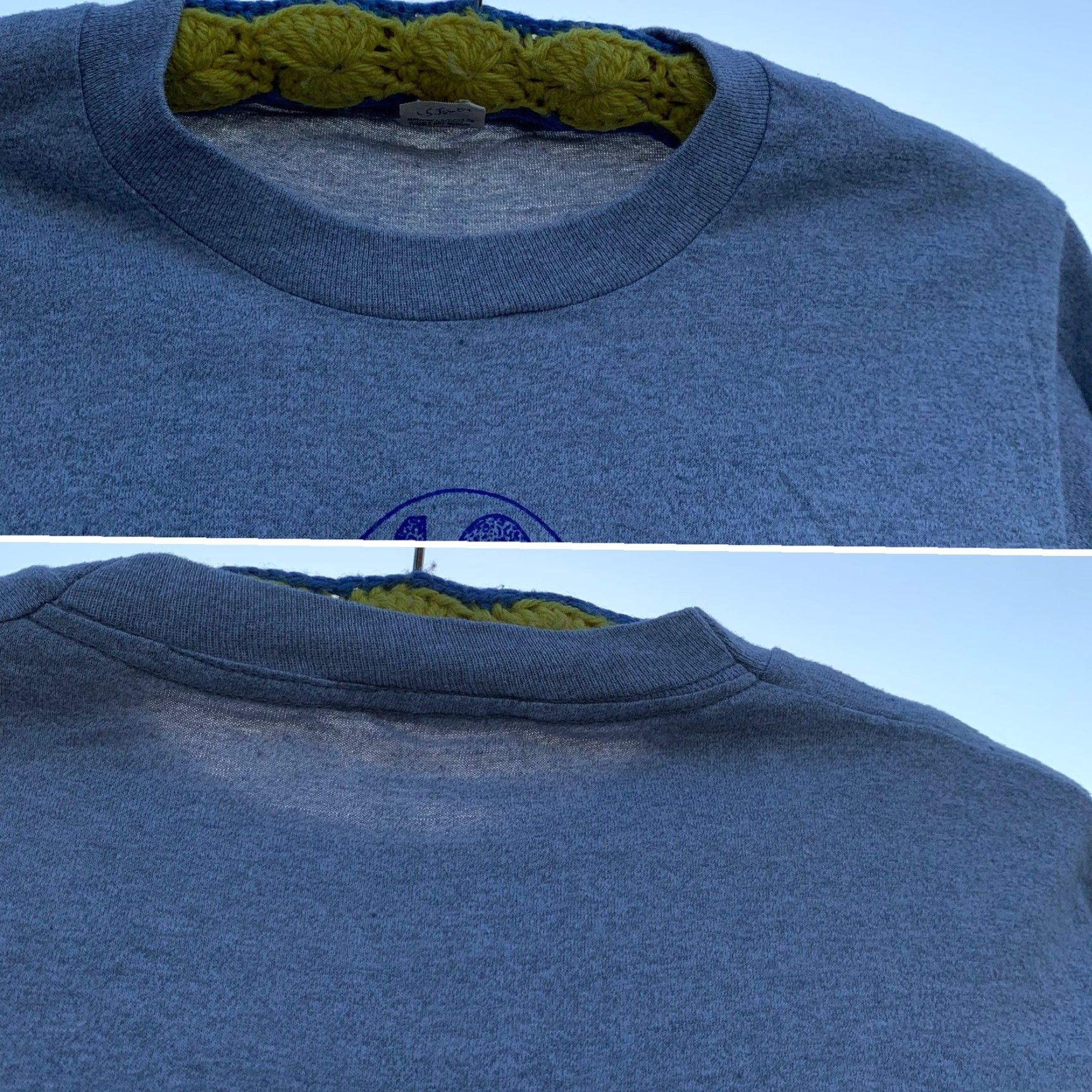 Vintage Vintage Screen Stars Presidio 10 Managed By The Guardsmen T-Shirt 1980s L Gray Mens Graphic Tee Short Sleeve Made in USA Size US L / EU 52-54 / 3 - 4 Thumbnail