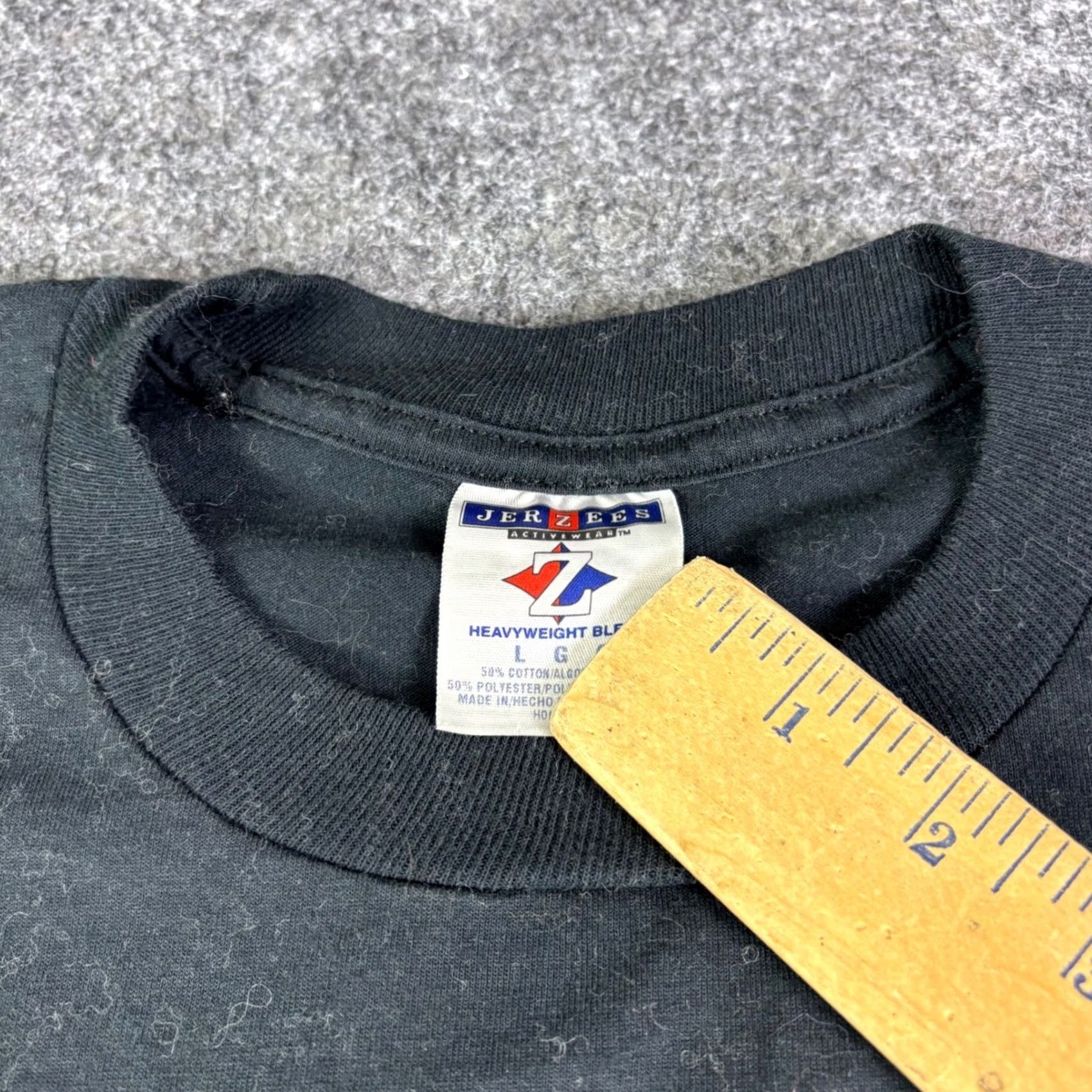 Jerzees VINTAGE Jerzees James Dean Days 2003 Car Show Graphic T-Shirt Black Large Shirt Mens Vintage T-Shirt Car Theme Retro 2000s Size US L / EU 52-54 / 3 - 5 Thumbnail