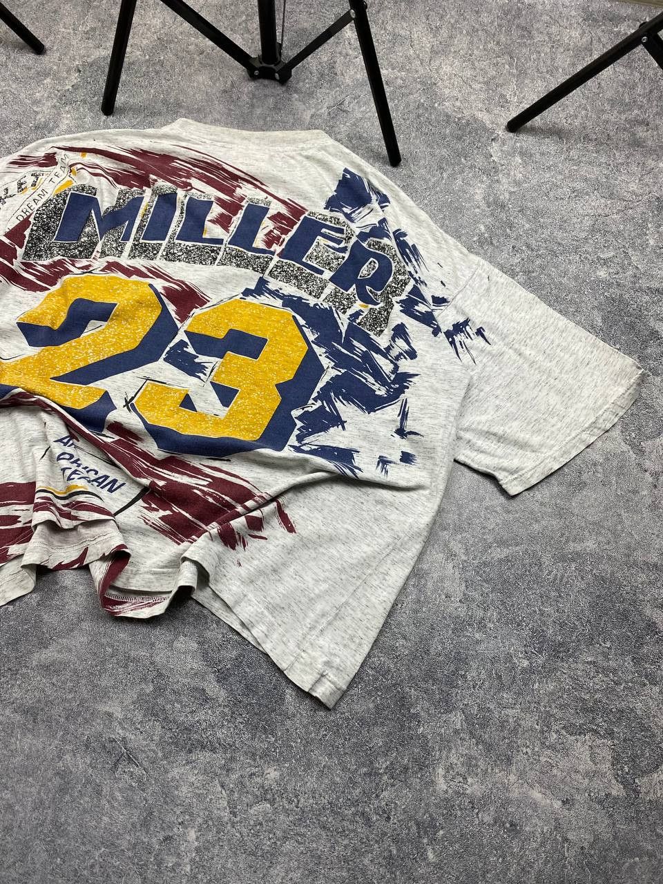 Band Tees × NBA × Vintage Vintage American Dream Team Miller 23 NBA Basketball tee Size US XL / EU 56 / 4 - 4 Thumbnail