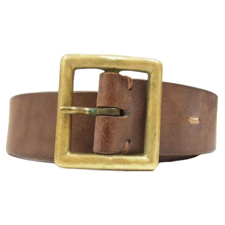 Visvim NO TARIFFS! VISVIM PLAIN VEGGIE SUEDE LEATHER BELT Size 32 - 2 Thumbnail