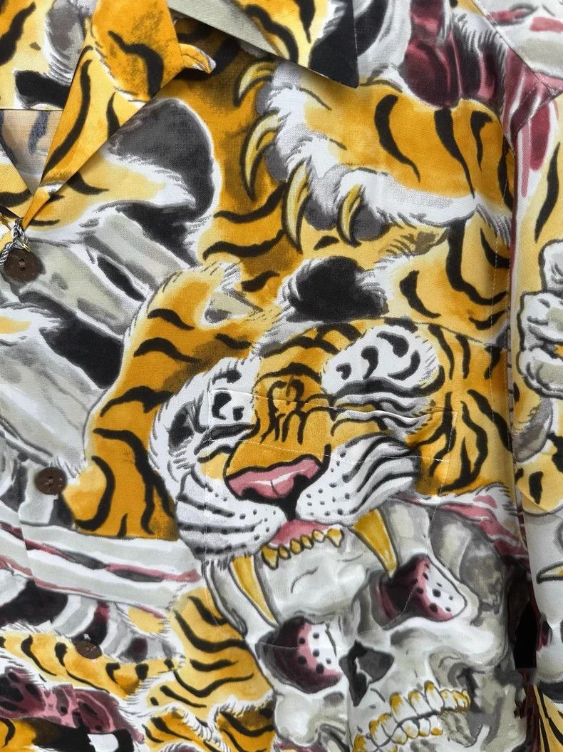 Wacko Maria wacko maria Tiger head skull long sleeve shirt Size US S / EU 44-46 / 1 - 5 Thumbnail