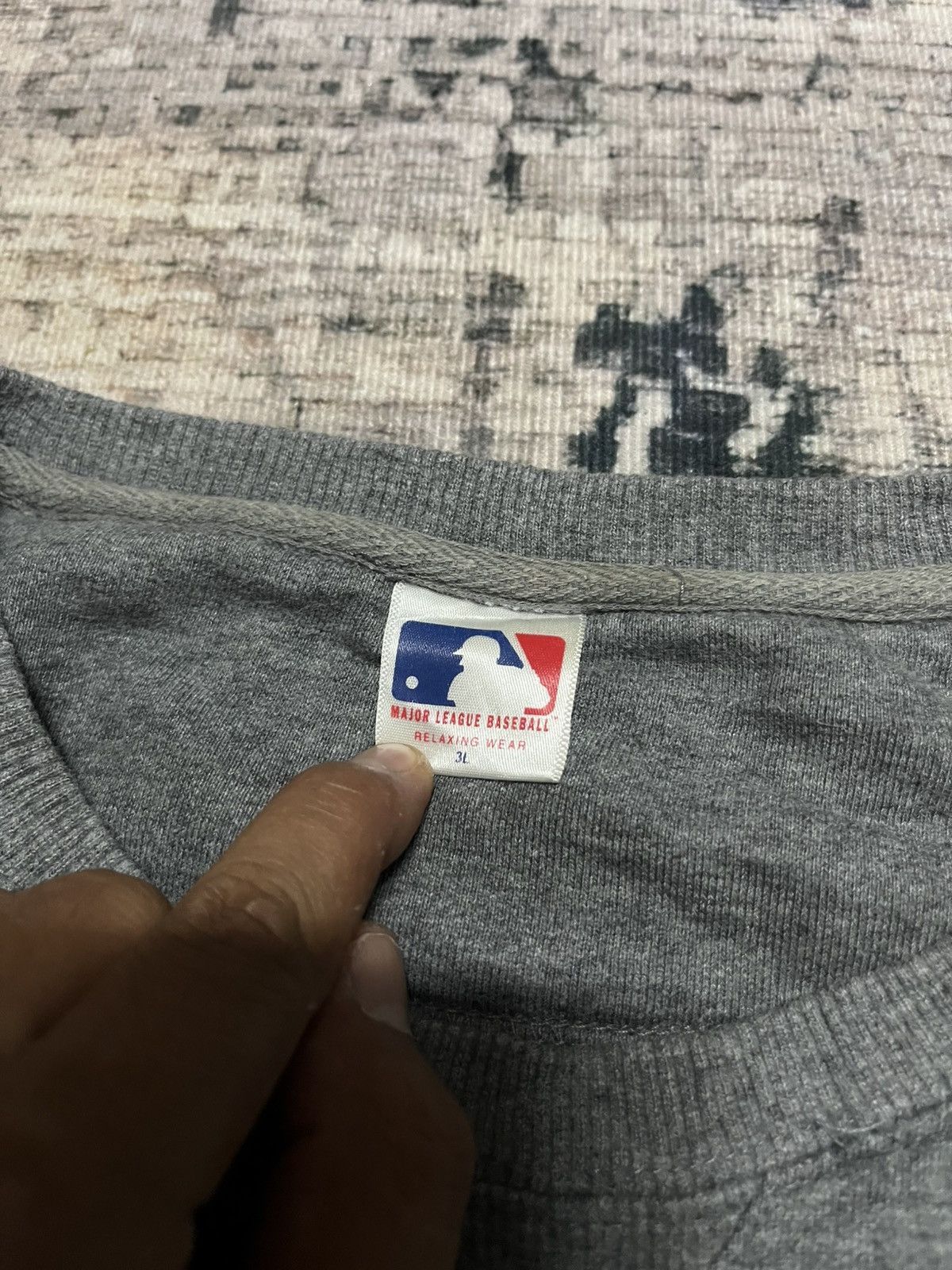 MLB 🔥MLB x NY New York Big Logo Sweetshirts Size US XXL / EU 58 / 5 - 4 Thumbnail