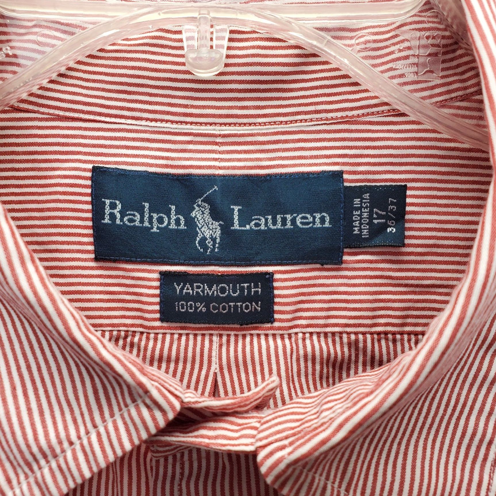 Ralph Lauren Ralph Lauren Mens Dress Shirt 17 Multicolor Striped Long Sleeve Button-Down Shirt Size 46R - 5 Thumbnail