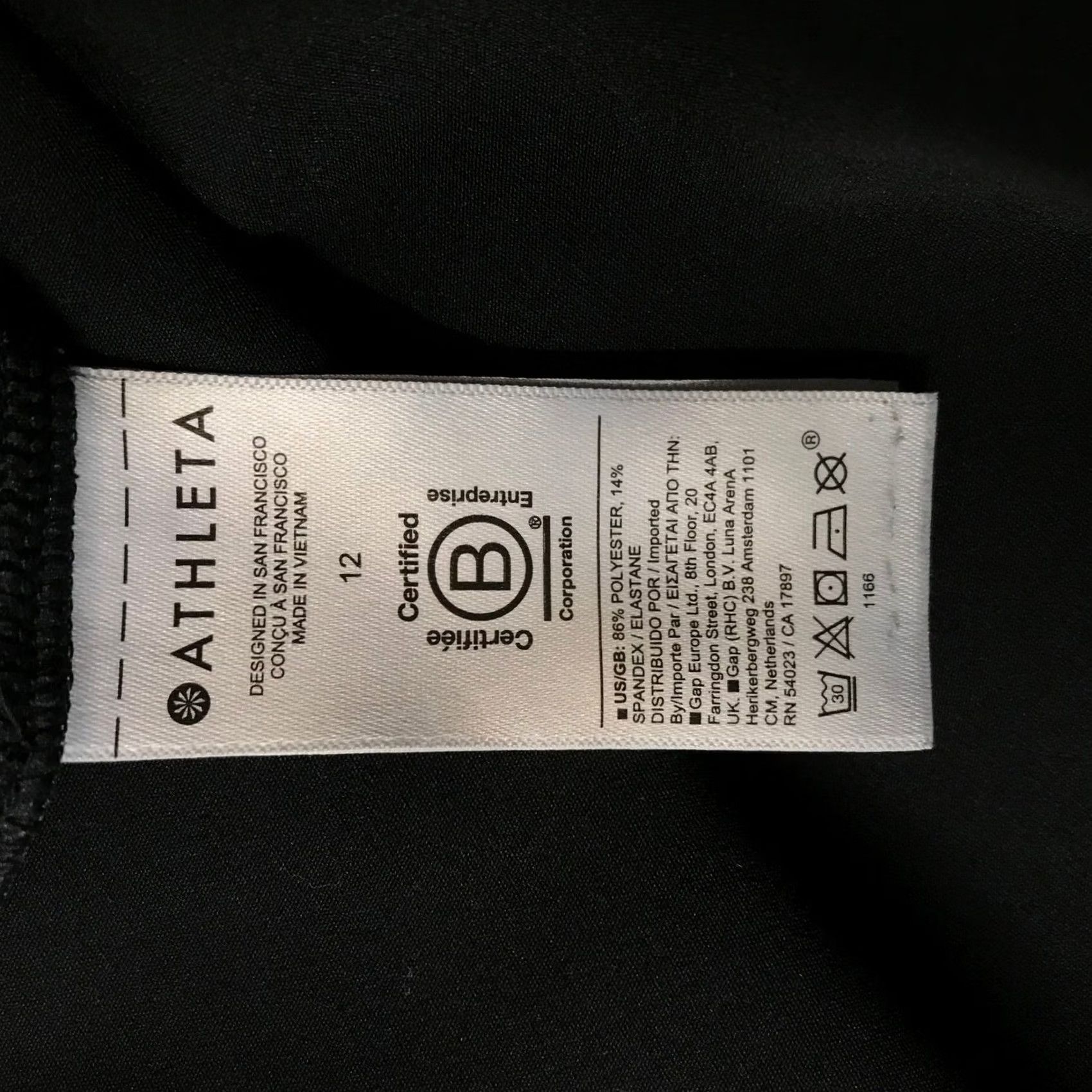 Athleta Athleta Black Tapered Ankle Pants Womens Size 12 Stretch Pull On Trouser Size 34" / US 12 / IT 48 - 8 Thumbnail