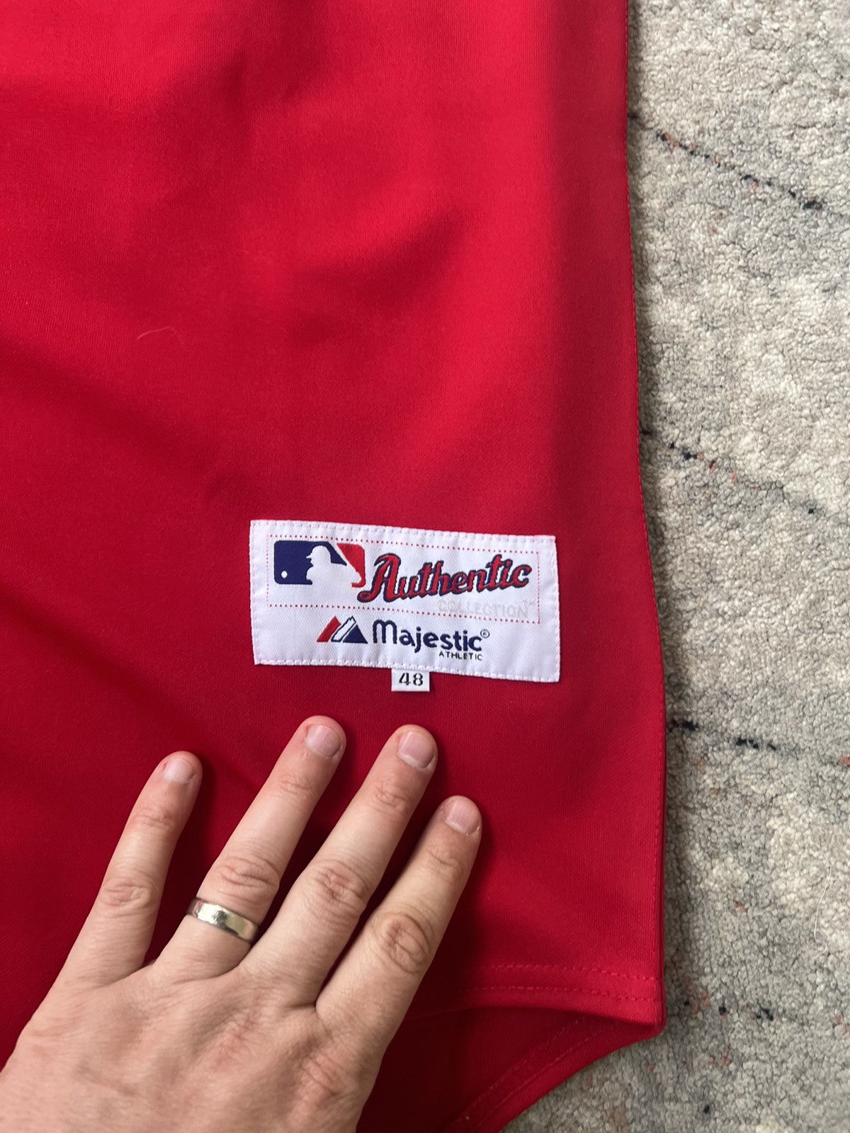 Majestic Boston Red Sox Majestic MLB Jersey Size 48 Size US M / EU 48-50 / 2 - 2 Thumbnail