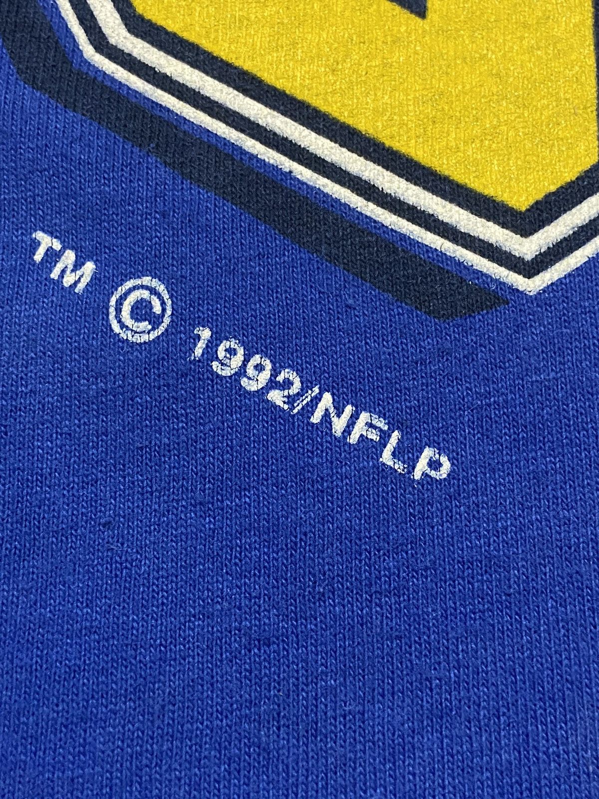 NFL × Vintage Vintage 90s Los Angeles Rams Single Stitch Tshirt Size US XL / EU 56 / 4 - 6 Thumbnail
