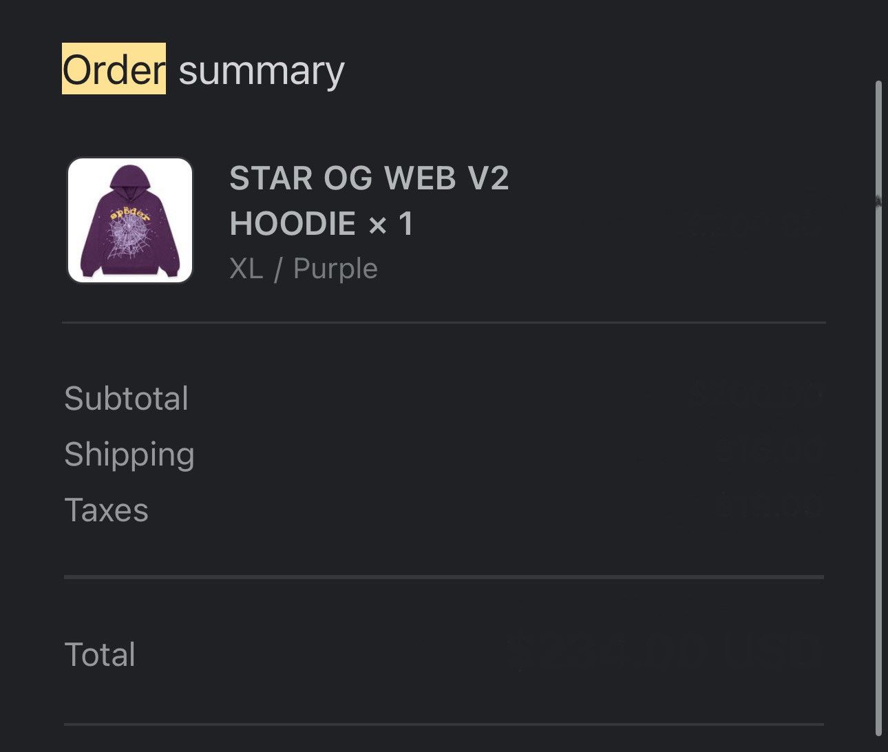 Sp5der STAR OG WEB V2 HOODIE Size US XL / EU 56 / 4 - 3 Thumbnail
