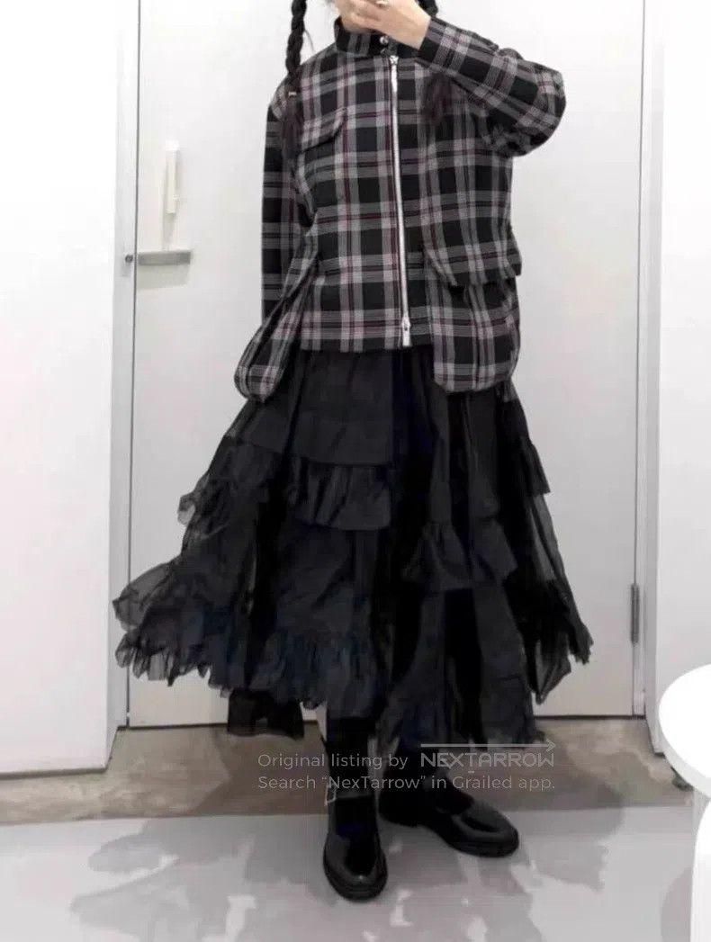 Comme des Garcons Comme Des Garcons size XS Crushed Tulle Skirt Size 22" - 4 Thumbnail