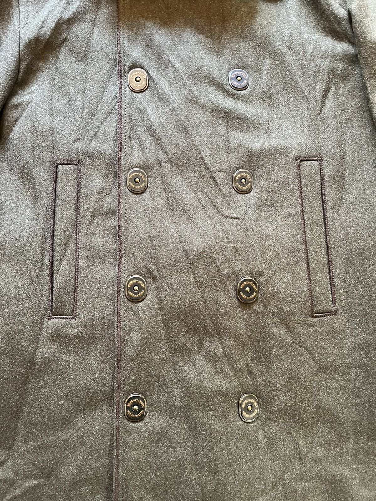 Dsquared2 DSQUARED2 100% wool overcoat RARE $1800 retail Size US L / EU 52-54 / 3 - 12 Thumbnail