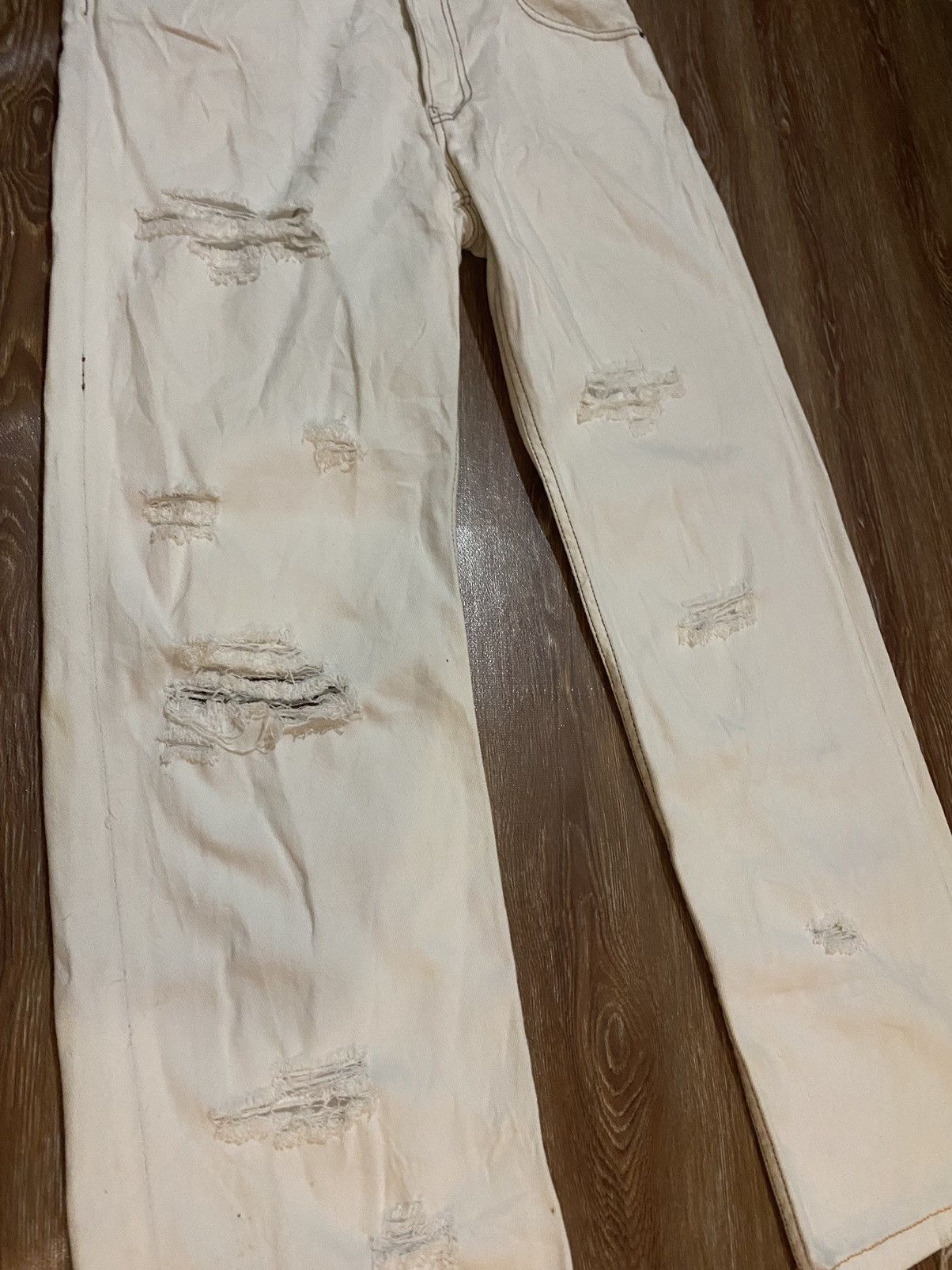 Hysteric Glamour × PPFM PPFM distressed jeans Rare Size US 32 / EU 48 - 2 Thumbnail
