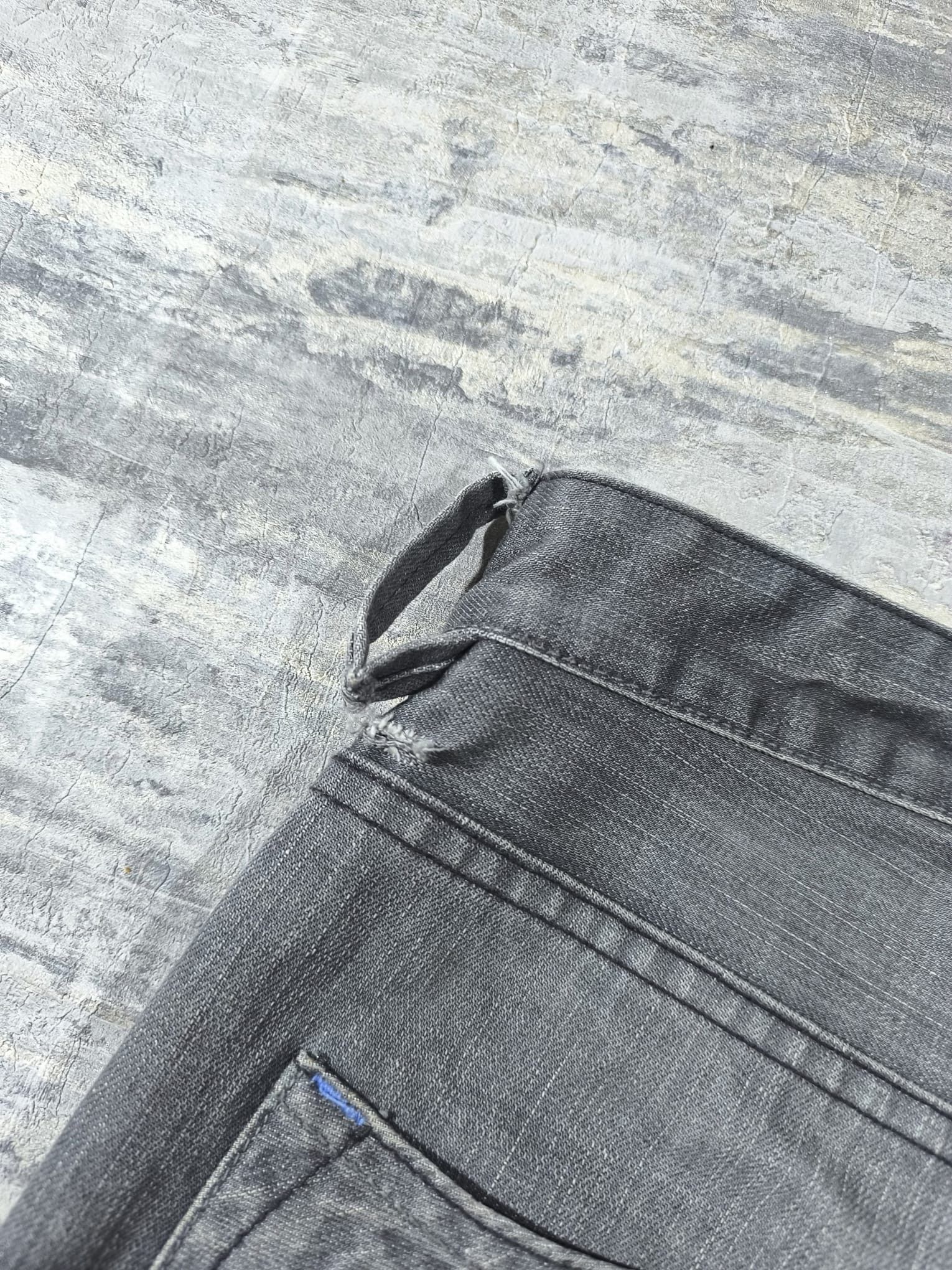 Other HEDI SLIMANE WAXED CLAWMARKS LIGHT GREY DISTRESSED JEANS Size US 34 / EU 50 - 10 Thumbnail