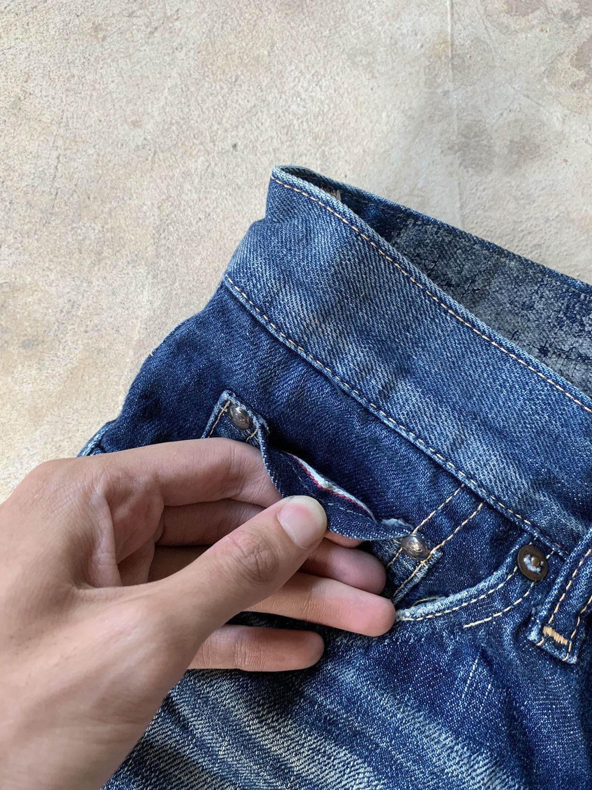 Edition Japan × If Six Was Nine × Japanese Brand Edition Japan Mud wash Selvedge Distressed Denim Size US 30 / EU 46 - 6 Thumbnail