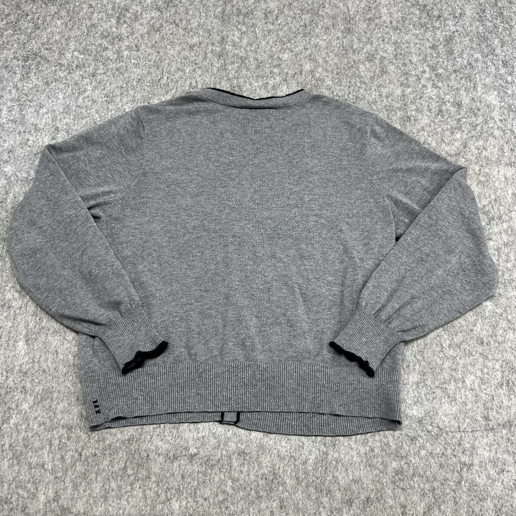 Scotch & Soda Scotch & Soda Cardigan Sweater Womens XL Gray V Neck Button Front Soft Knit Size XL / US 12-14 / IT 48-50 - 2 Thumbnail