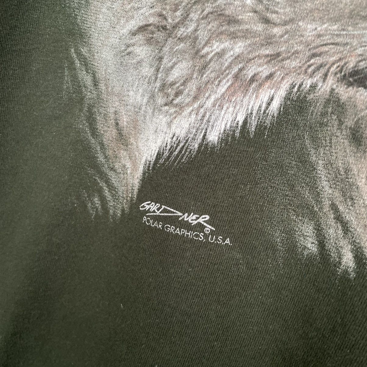 Habitat × Vintage Vtg 2000s Polar Graphics Gardner Wolf Pack T Shirt Size US XL / EU 56 / 4 - 4 Thumbnail
