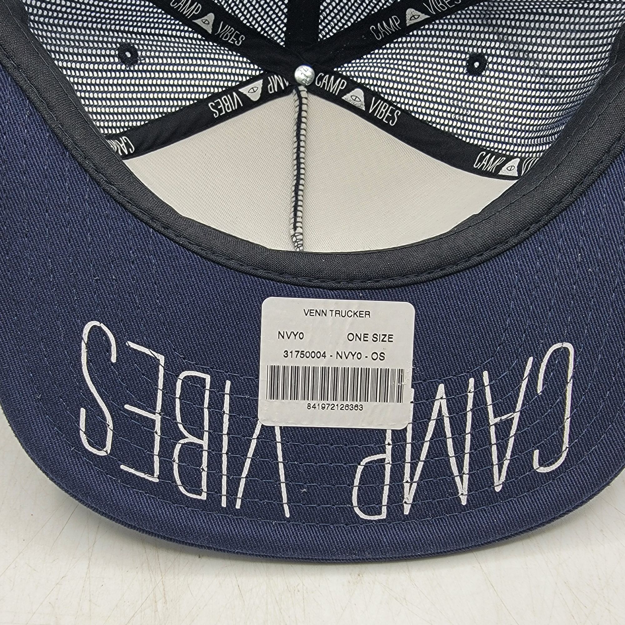 Poler Poler Camp Vibes Venn Trucker Hat Blue Casual Outdoors Summe Size ONE SIZE - 10 Thumbnail