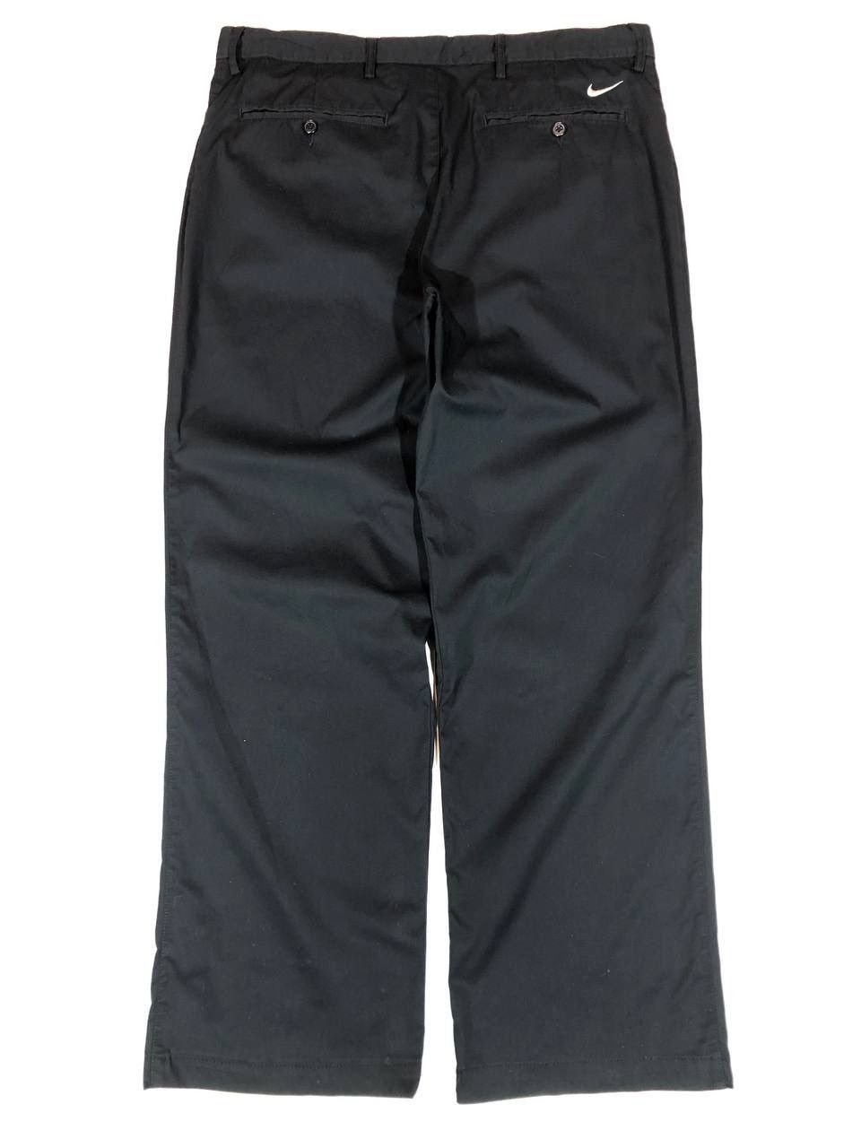 Nike × Vintage Nike Pants Black Streetwear Size US 34 / EU 50 - 2 Thumbnail