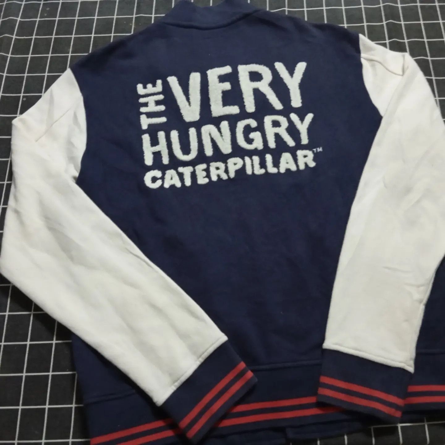 Japanese Brand The Very Hungry Caterpillar Varsity Jacket 📚🍎🐛 Size US M / EU 48-50 / 2 - 2 Thumbnail