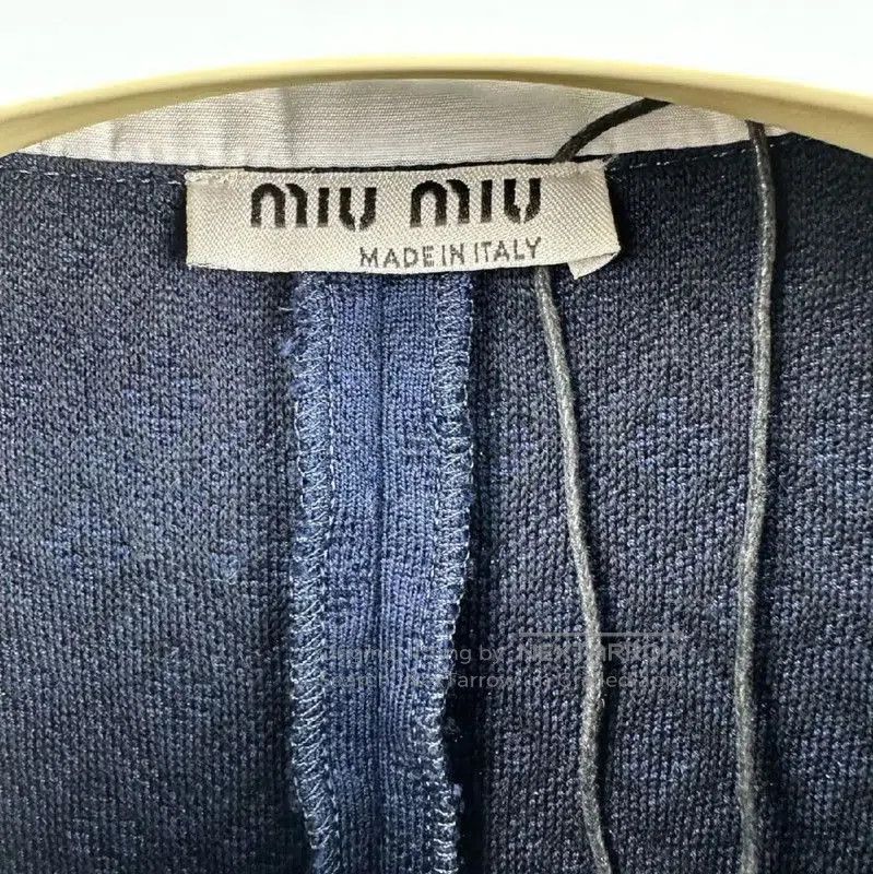 Miu Miu Miu Miu Dark Blue Cotton Dress with Lace Collar . Size M / US 6-8 / IT 42-44 - 4 Thumbnail