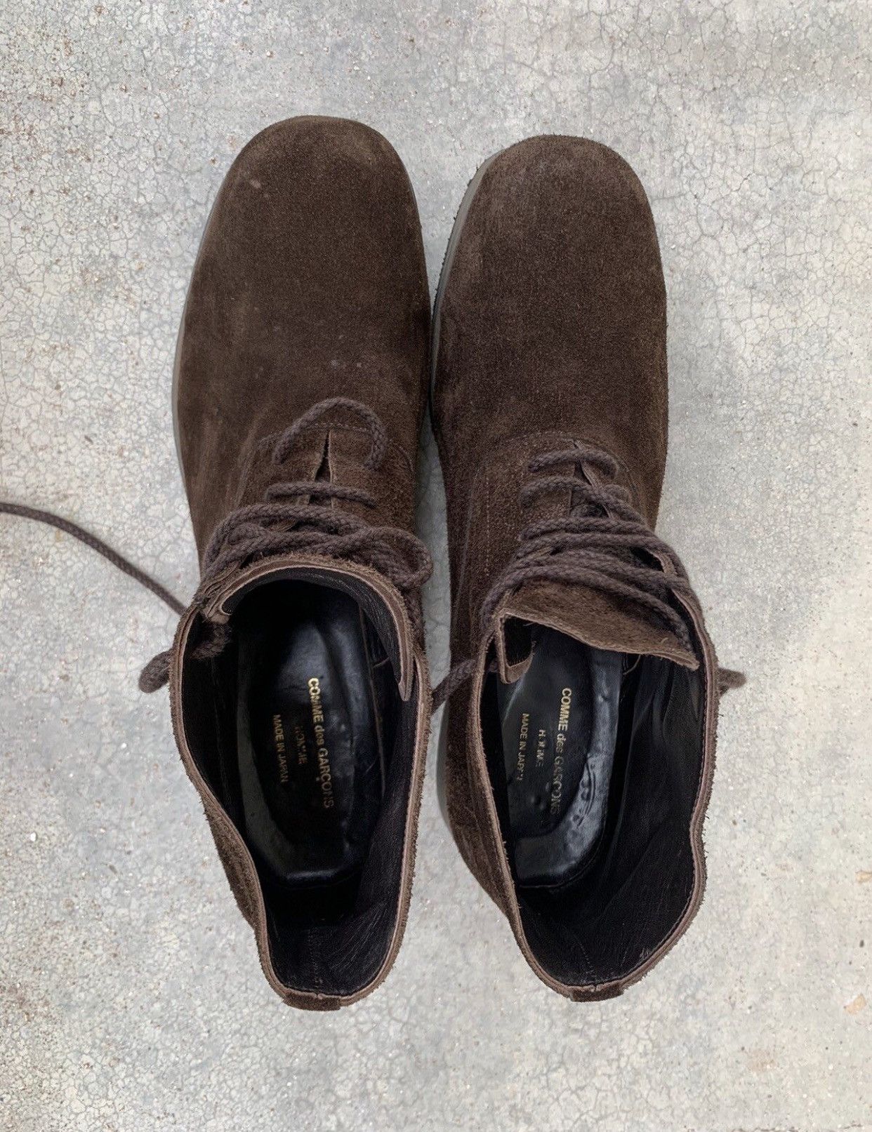 Comme des Garcons ARCHIVE 🔥 Comme Des Garcons leather Suede Chukka Boots Size US 8.5 / EU 41-42 - 5 Thumbnail