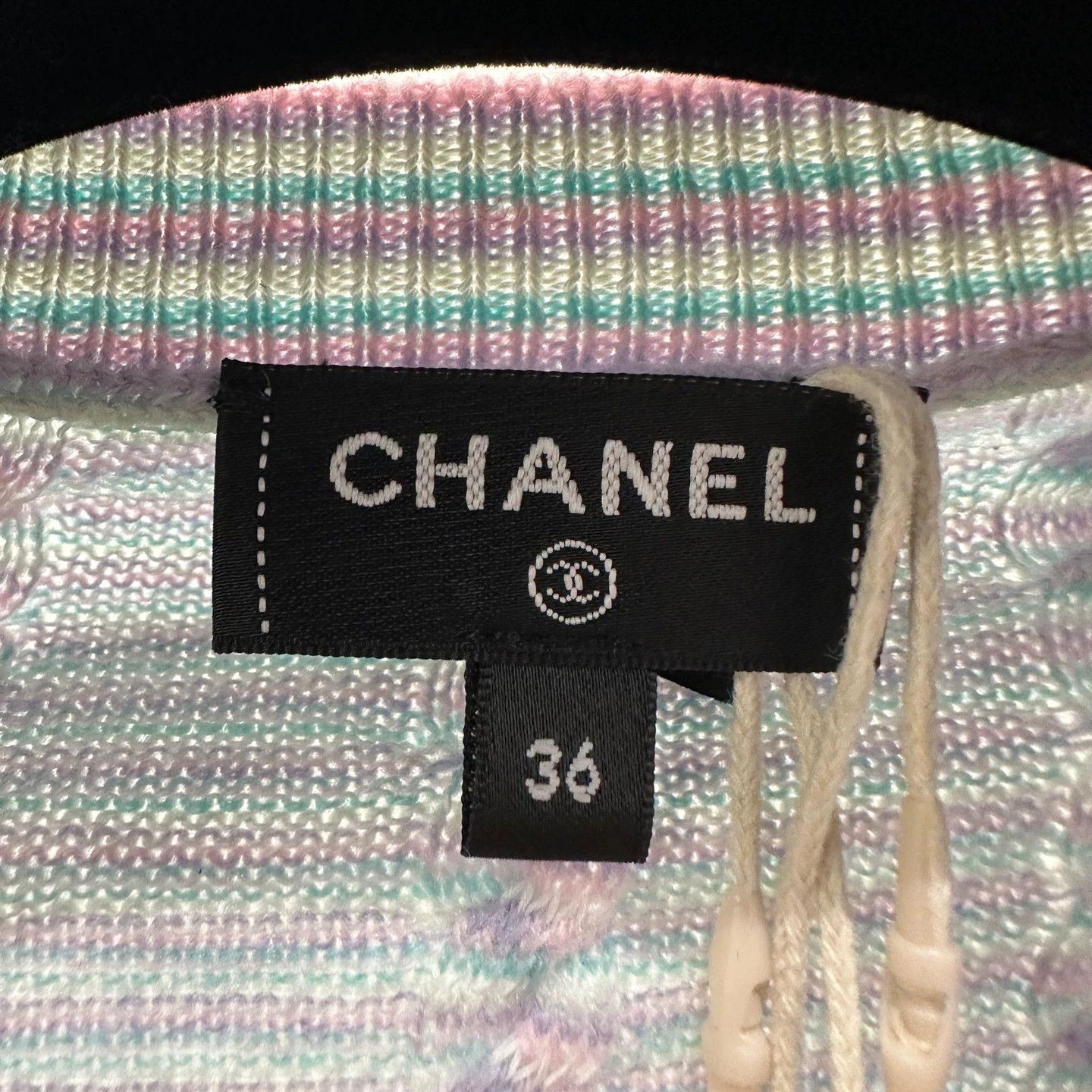 Chanel Chanel 25B Light Blue Fuzzy Knit Cashmere Cardigan 36 Size XS / US 0-2 / IT 36-38 - 3 Thumbnail