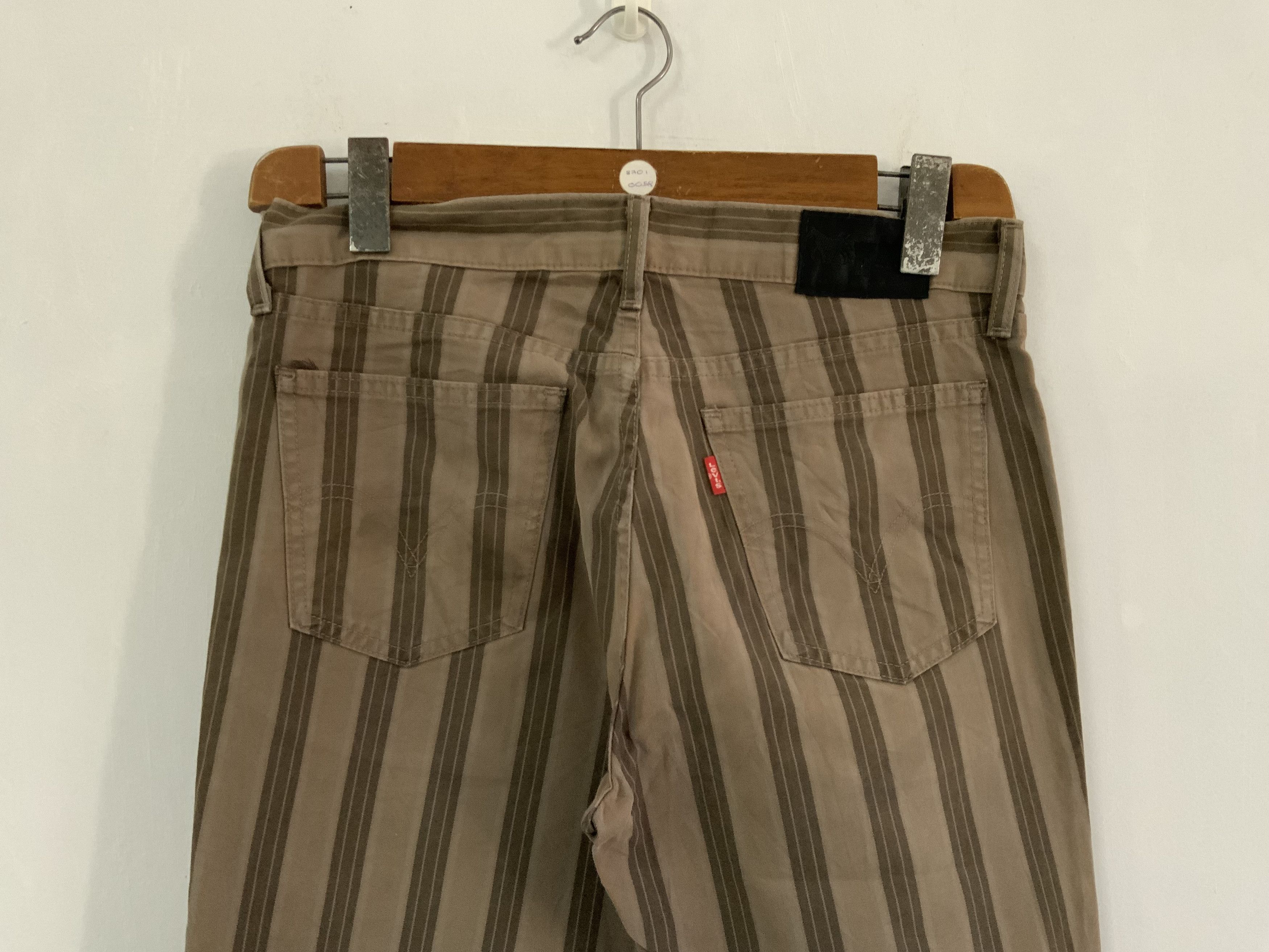 Japanese Brand Levi’s Striped Japan Made Avant Garde Pant Size US 30 / EU 46 - 6 Thumbnail