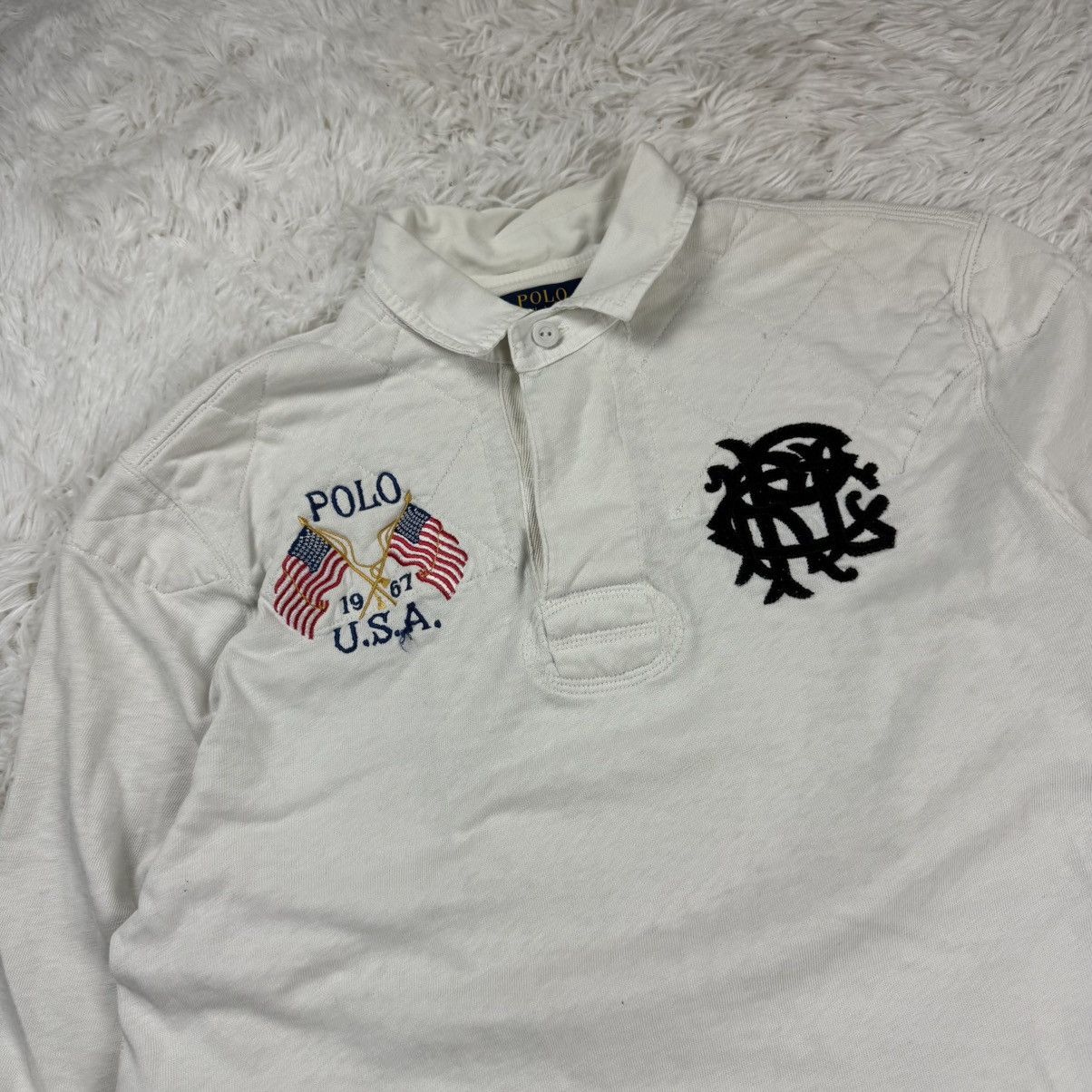 Polo Ralph Lauren Polo Ralph Lauren Vintage Sweatshirt USA Regby 00s Streetwea Size US M / EU 48-50 / 2 - 4 Thumbnail