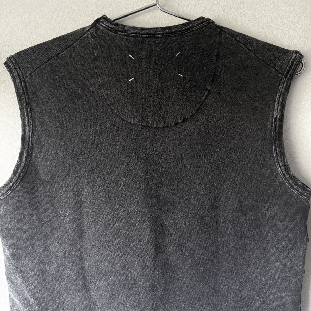 Maison Margiela SS1999 Martin Margiela Dark Gray Cotton Jersey Vest Size US M / EU 48-50 / 2 - 5 Thumbnail
