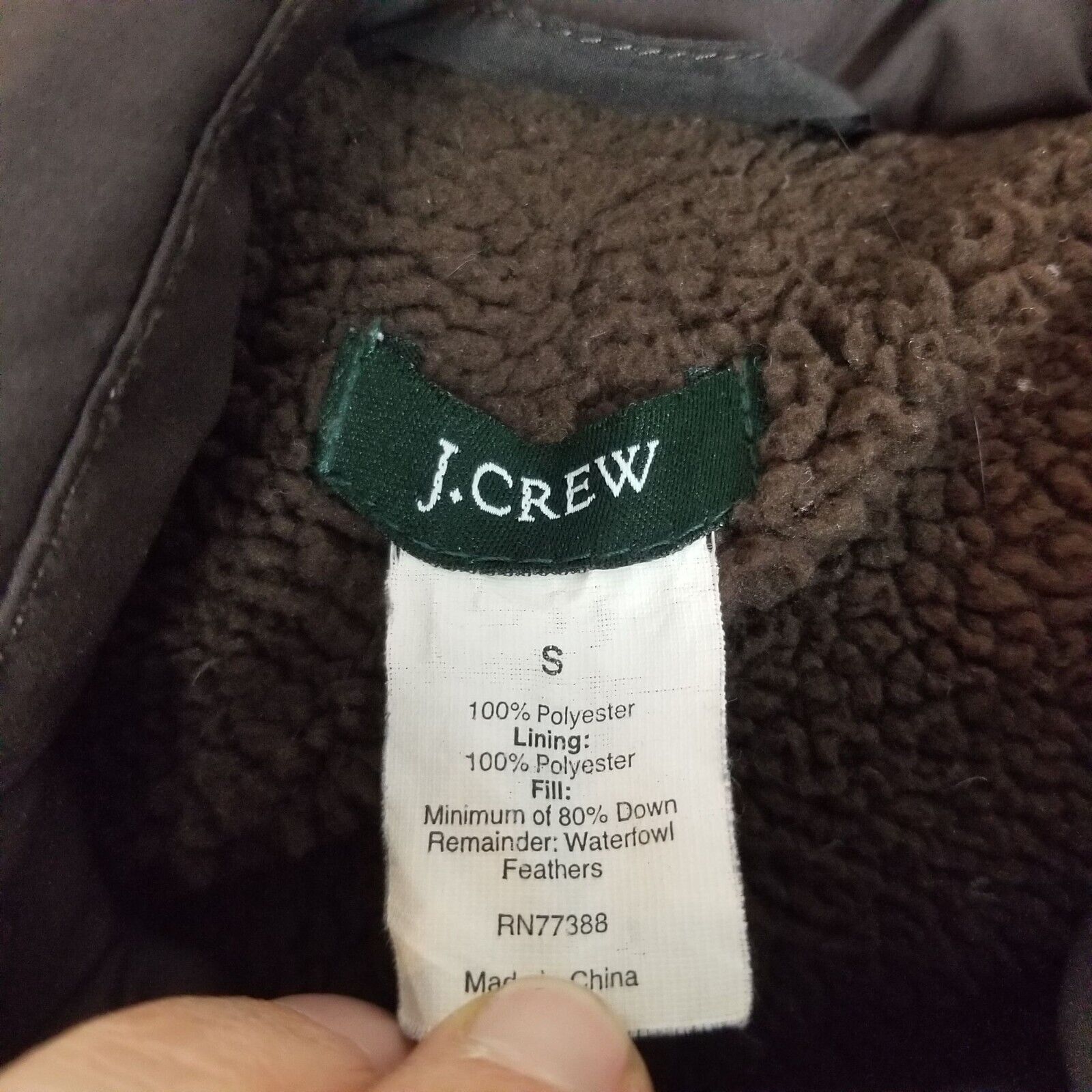 J.Crew J. Crew Womens Chocolate Brown Puffer Down Coat Size S Ski Size S / US 4 / IT 40 - 6 Thumbnail