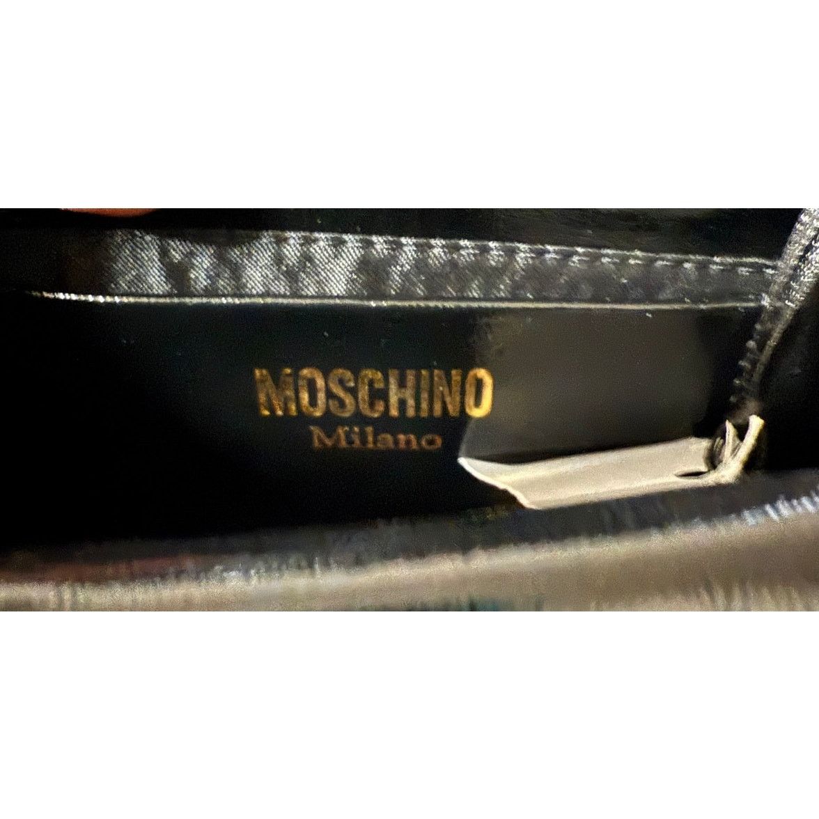 Moschino Moschino Milano M Logo Patent Leather Crossbody Bag Black .. Size ONE SIZE - 7 Thumbnail