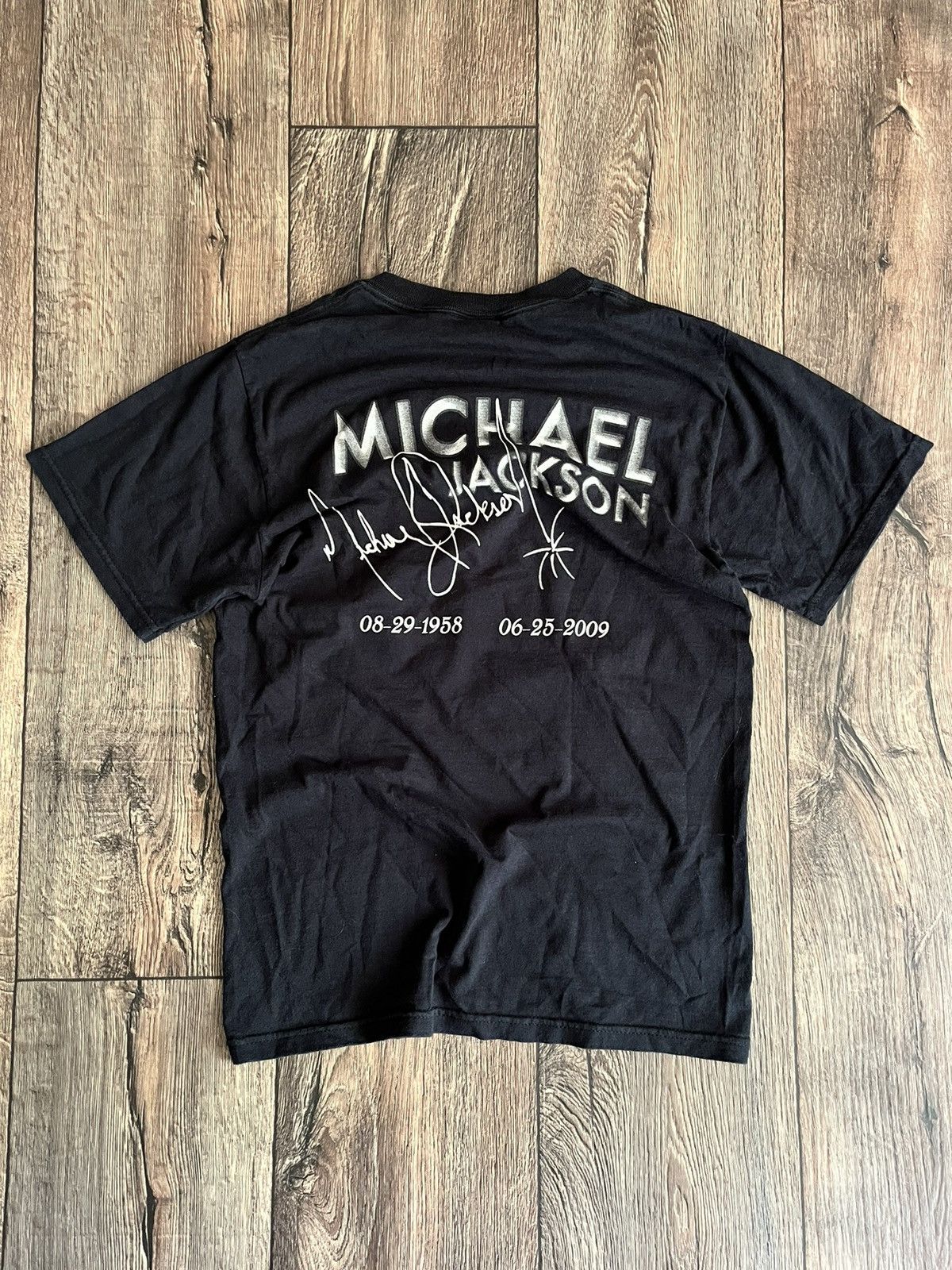 Michael Jackson 1958-2009 Vintage Michael Jackson Memory Tee Shirt