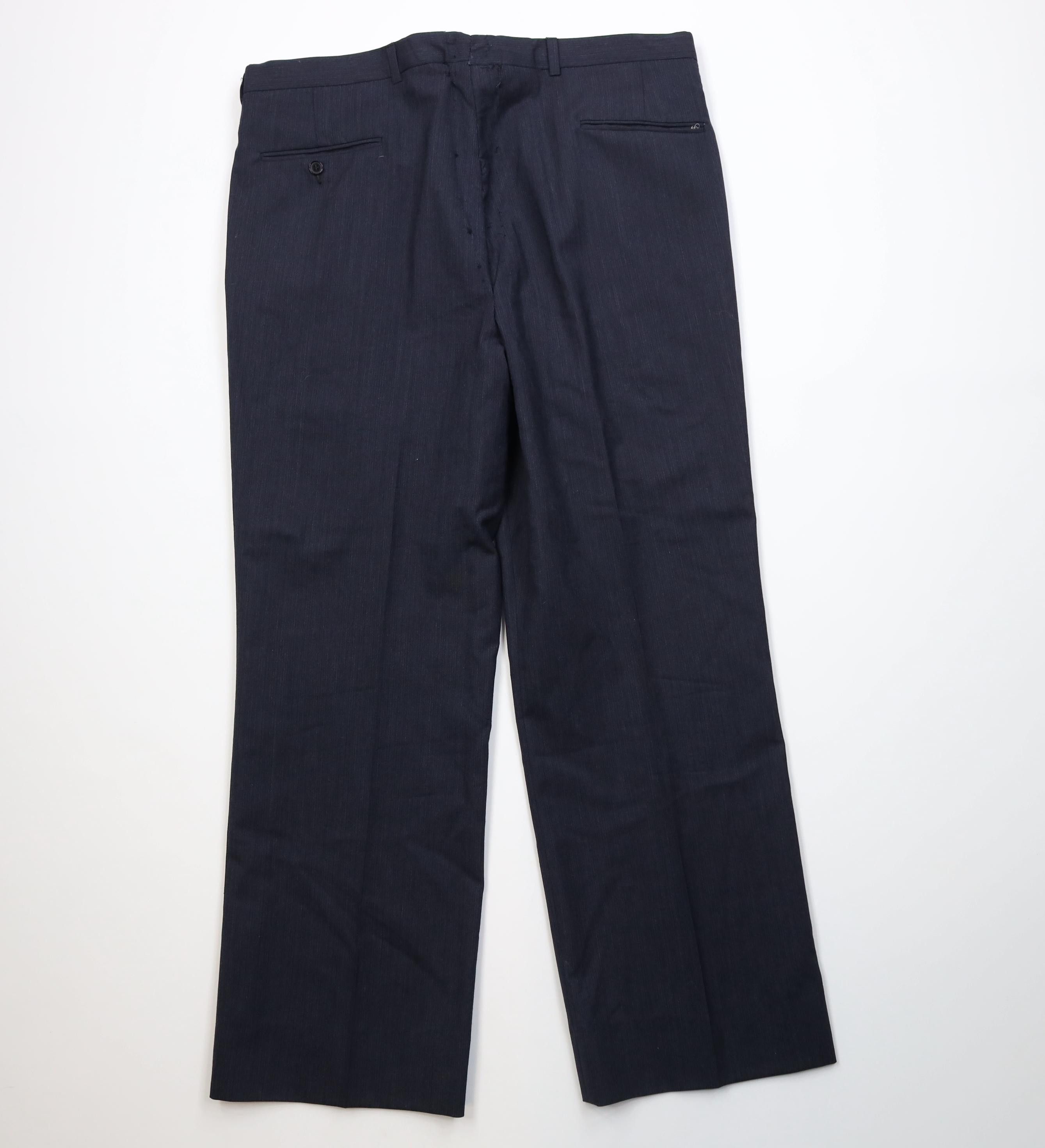 Vintage Vintage 70s Streetwear Wool Knit Wide Leg Chino Pants Size US 38 / EU 54 - 11 Thumbnail