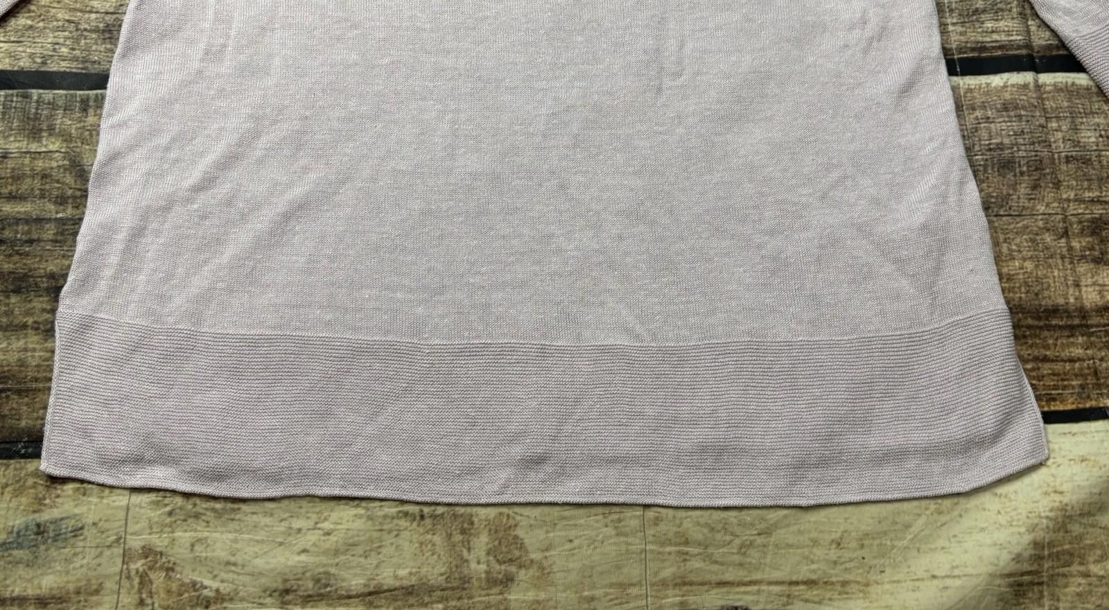 Other J Jill Top Womens Medium Linen Blend Lilac 3/4 Sleeve Size M / US 6-8 / IT 42-44 - 5 Thumbnail