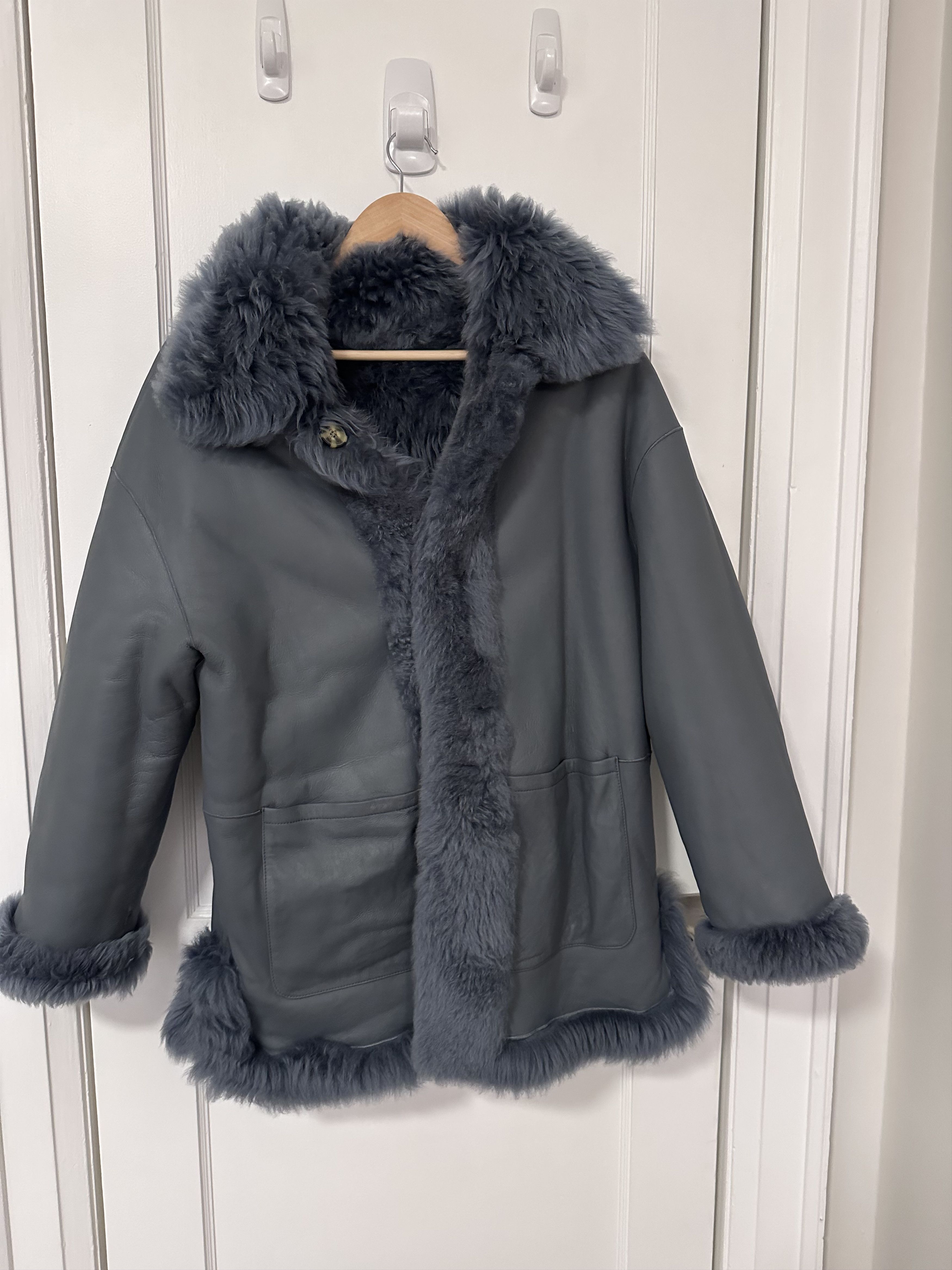 Yves Salomon Yves Salomon - Meteo Reversible Shearling Cashmere Jacket Size XS / US 0-2 / IT 36-38 - 10 Thumbnail