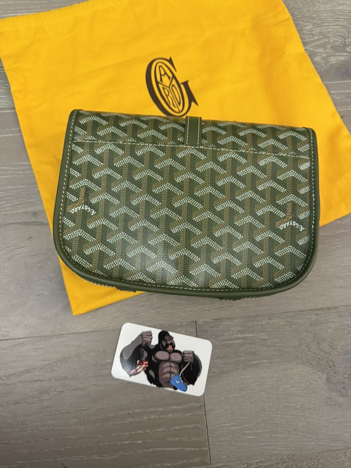 Goyard Goyard Belvedere PM Messenger Side Bag Luminous Khaki Green Size ONE SIZE - 5 Thumbnail