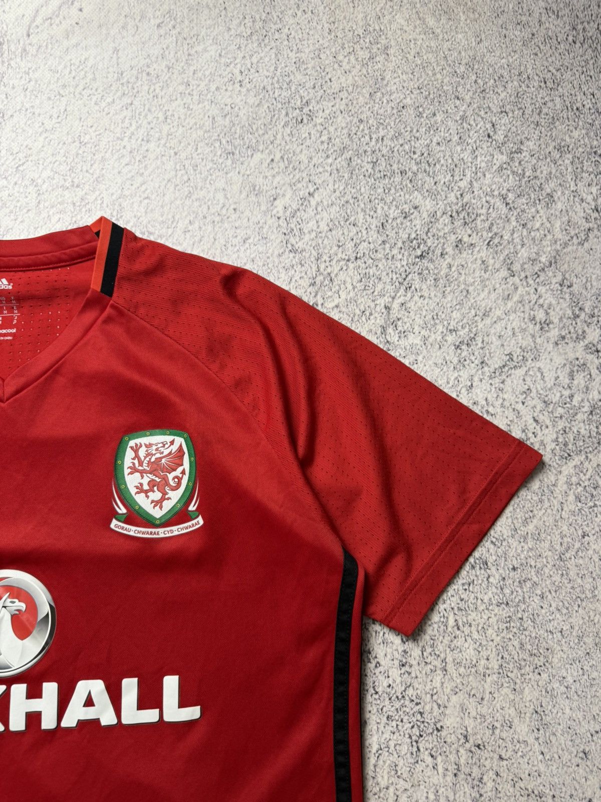 Adidas Wales 2017 training football shirt jersey Adidas Vauxhall Size US M / EU 48-50 / 2 - 7 Thumbnail