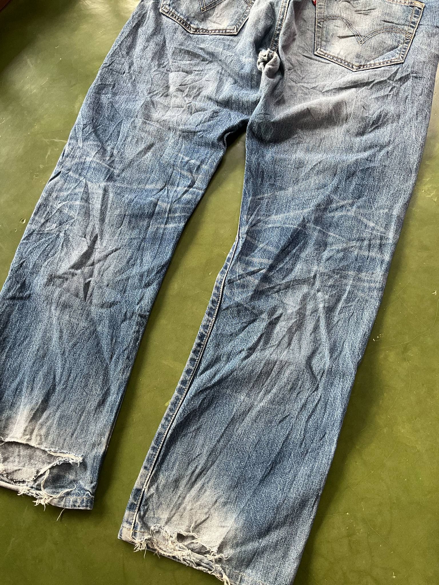 Levi's × Levi's Vintage Clothing 🔥 Vintage Levis 501 Distressed Kurt Cobain Style Jeans Size US 34 / EU 50 - 7 Thumbnail