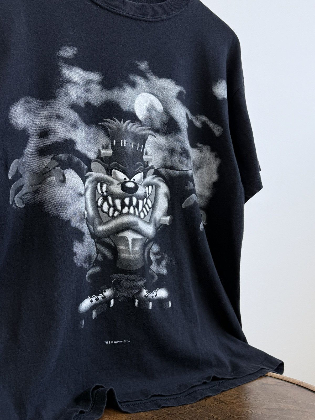 Cartoon Network Vintage 90s Taz Frankenstein Looney Tunes AOP T-Shirt Size US M / EU 48-50 / 2 - 2 Thumbnail