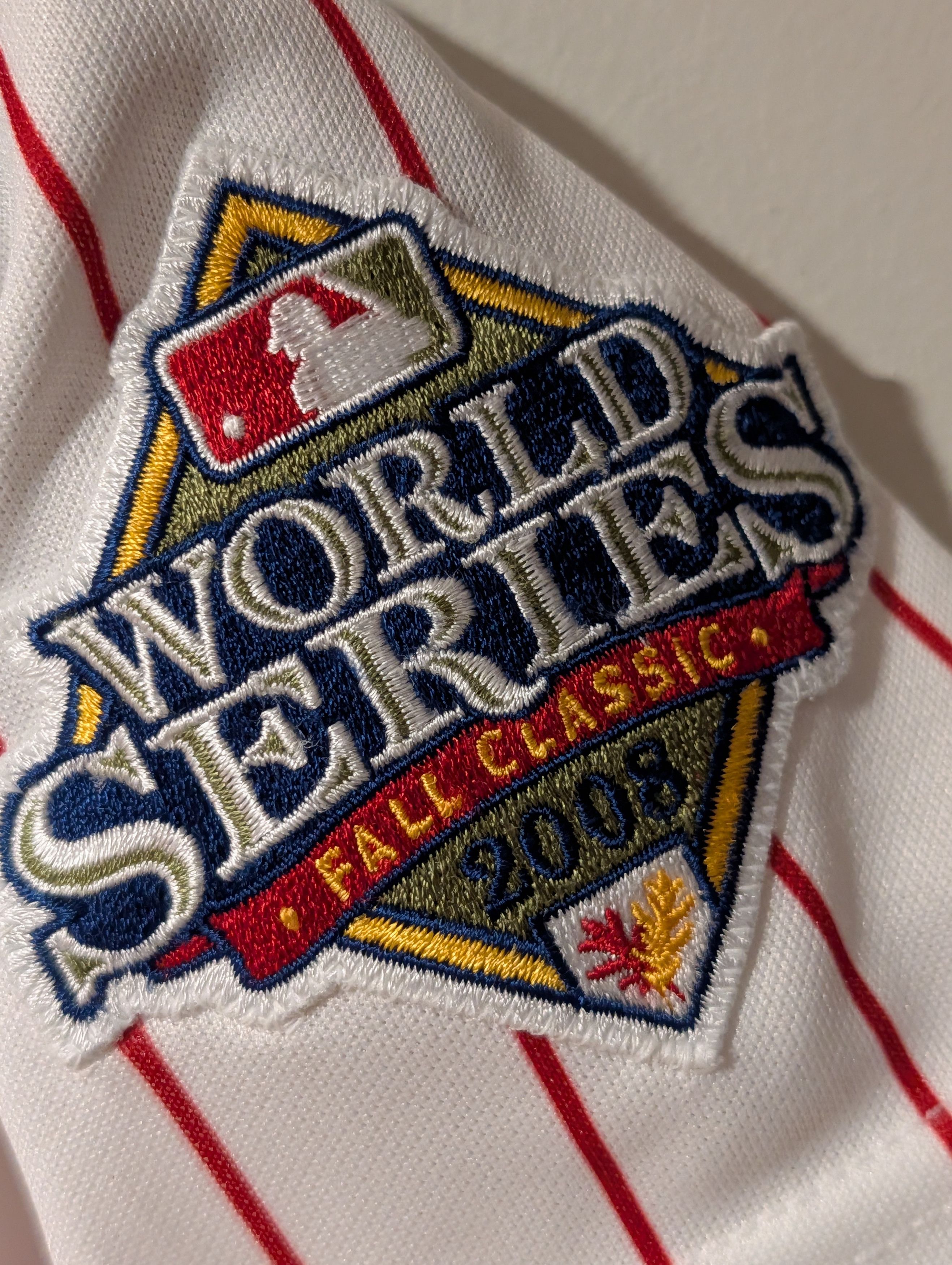 MLB Vintage 2008 Phillies MLB World Series Kids Small Jersey Size US S / EU 44-46 / 1 - 4 Thumbnail