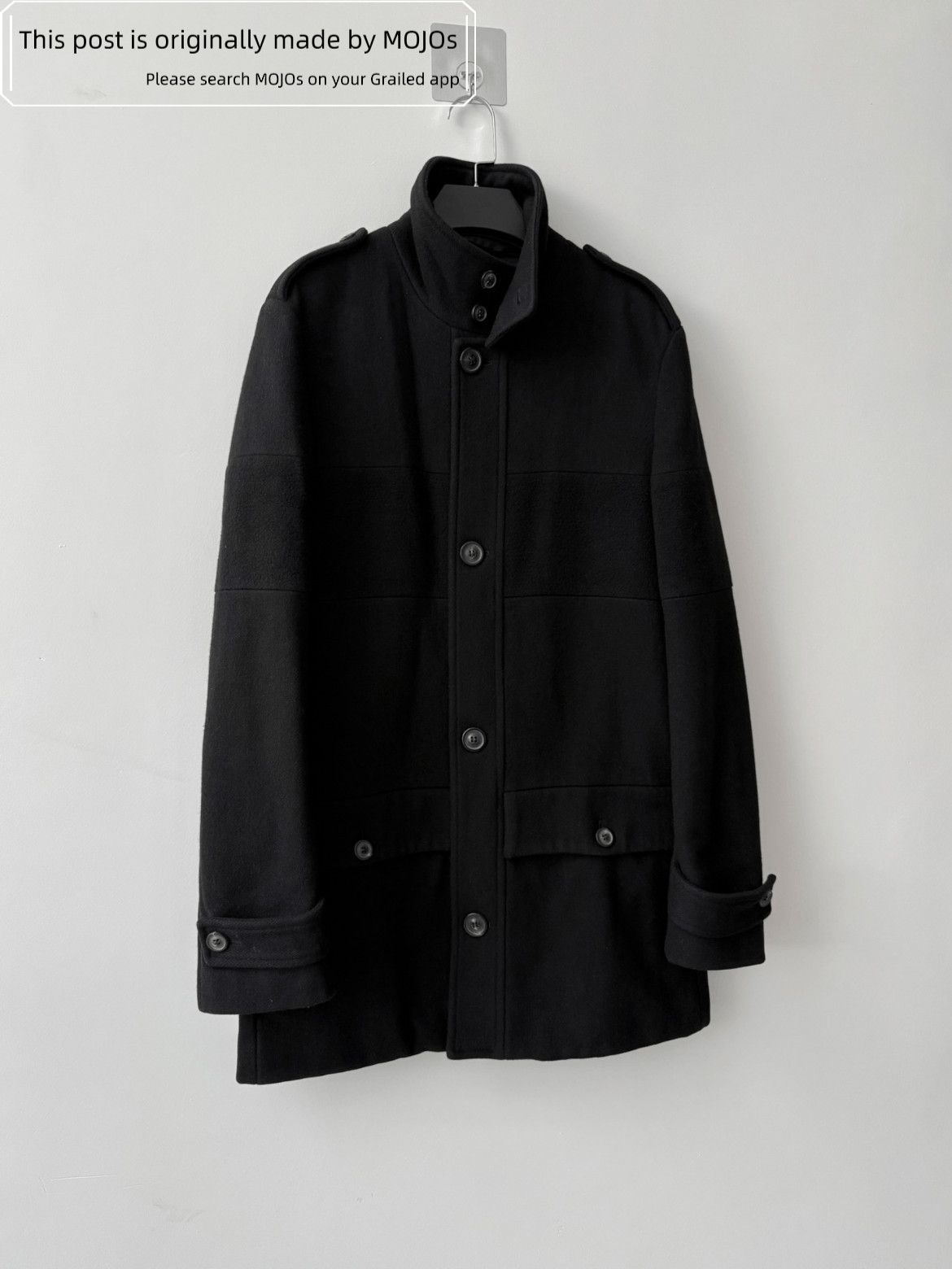 Maison Margiela Sz 46 Maison Margiela 10AW High Neck Coat Size US S / EU 44-46 / 1 - 3 Thumbnail