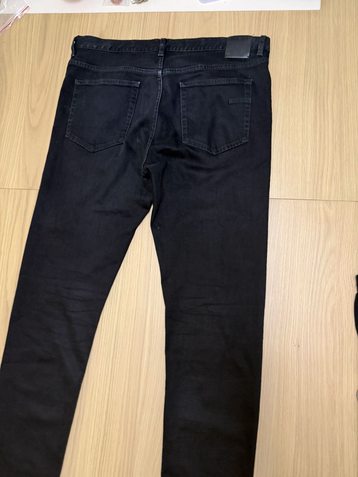 Z Zegna ZEGNA Black Slim Fit Jeans – Size 36 Size US 36 / EU 52 - 7 Thumbnail
