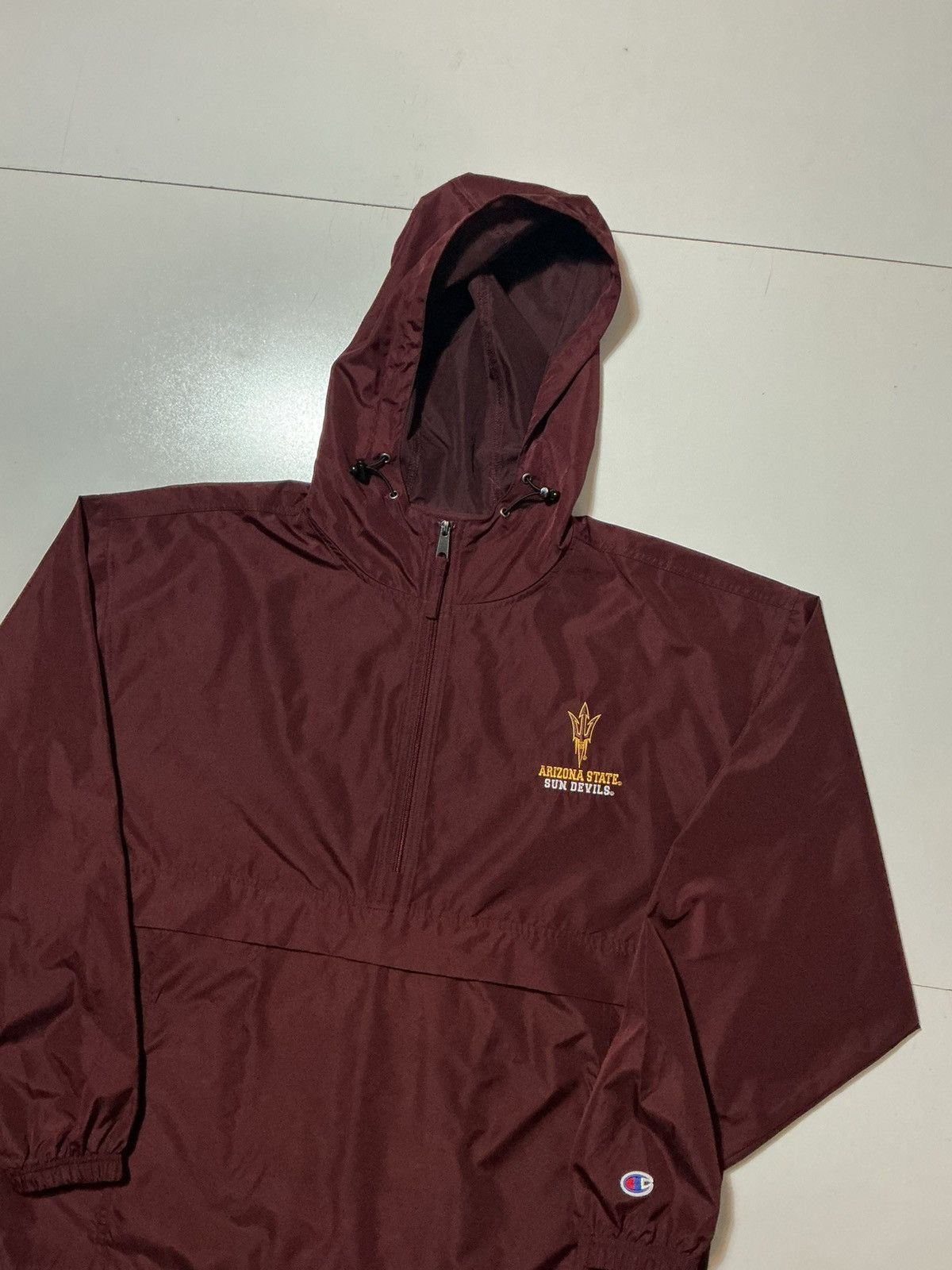 Champion Champion Arizona State Sun Devils Windbreaker 1/4 Zip Jacket Size US L / EU 52-54 / 3 - 3 Thumbnail