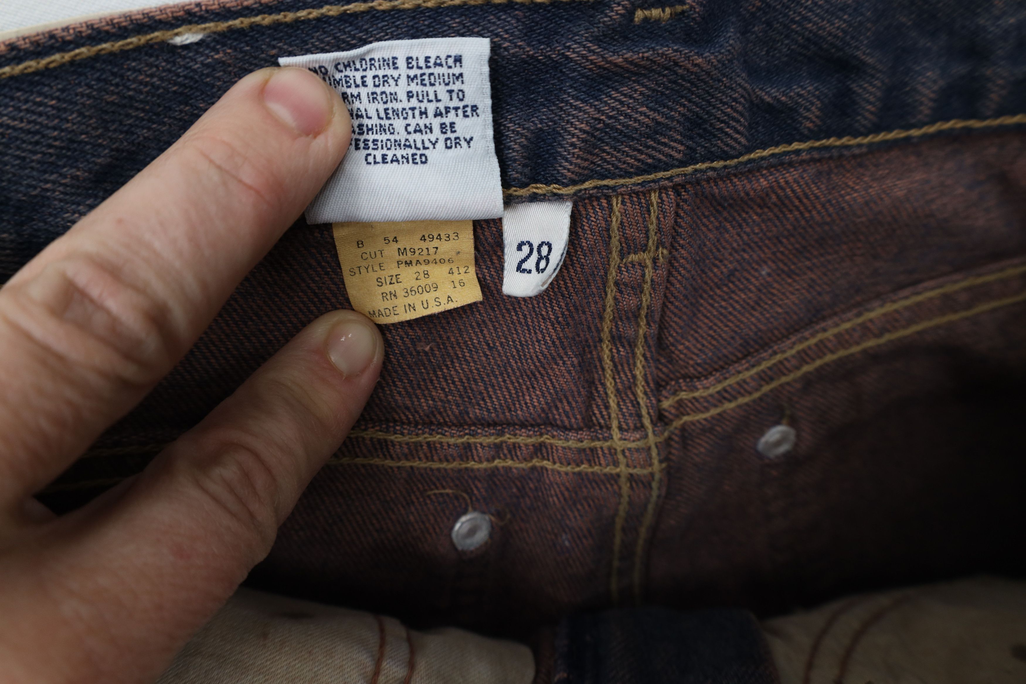 Calvin Klein Deadstock Vintage 80s 90s Calvin Klein Western Jeans USA Size US 28 / EU 44 - 6 Thumbnail