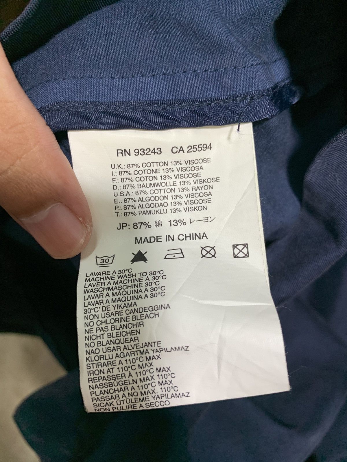 Diesel 🔥DIESEL TRENCH COATS NAVY Size US XS / EU 42 / 0 - 9 Thumbnail