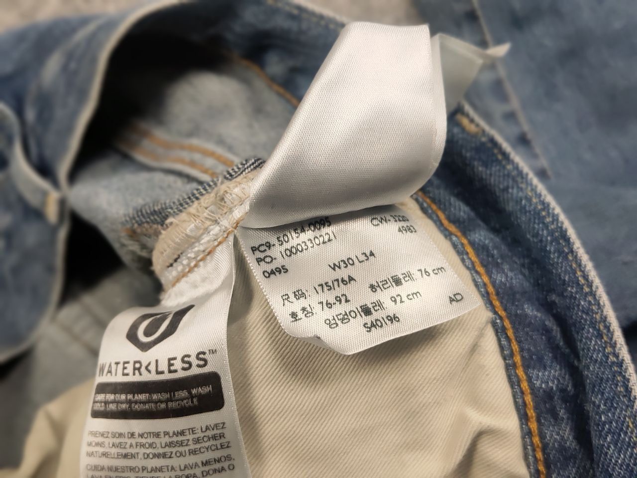 Levi's Vintage Levis Clothing Selvedge Denim Jeans Talon 50's Style Size US 30 / EU 46 - 20 Thumbnail