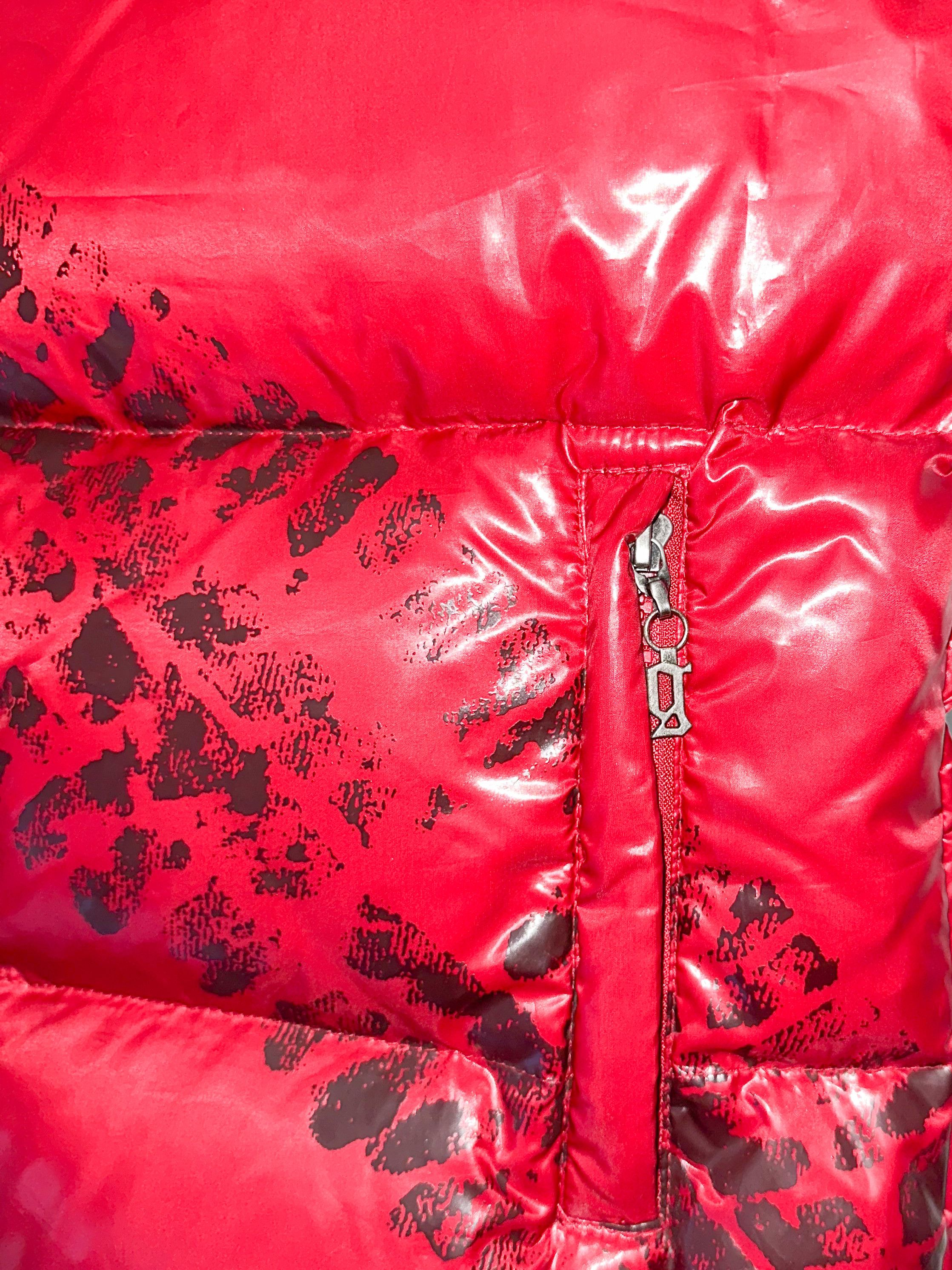 Jean Paul Gaultier Jean Paul Gaultier red Tyre mark down puffer vest jeacket Size US M / EU 48-50 / 2 - 5 Thumbnail