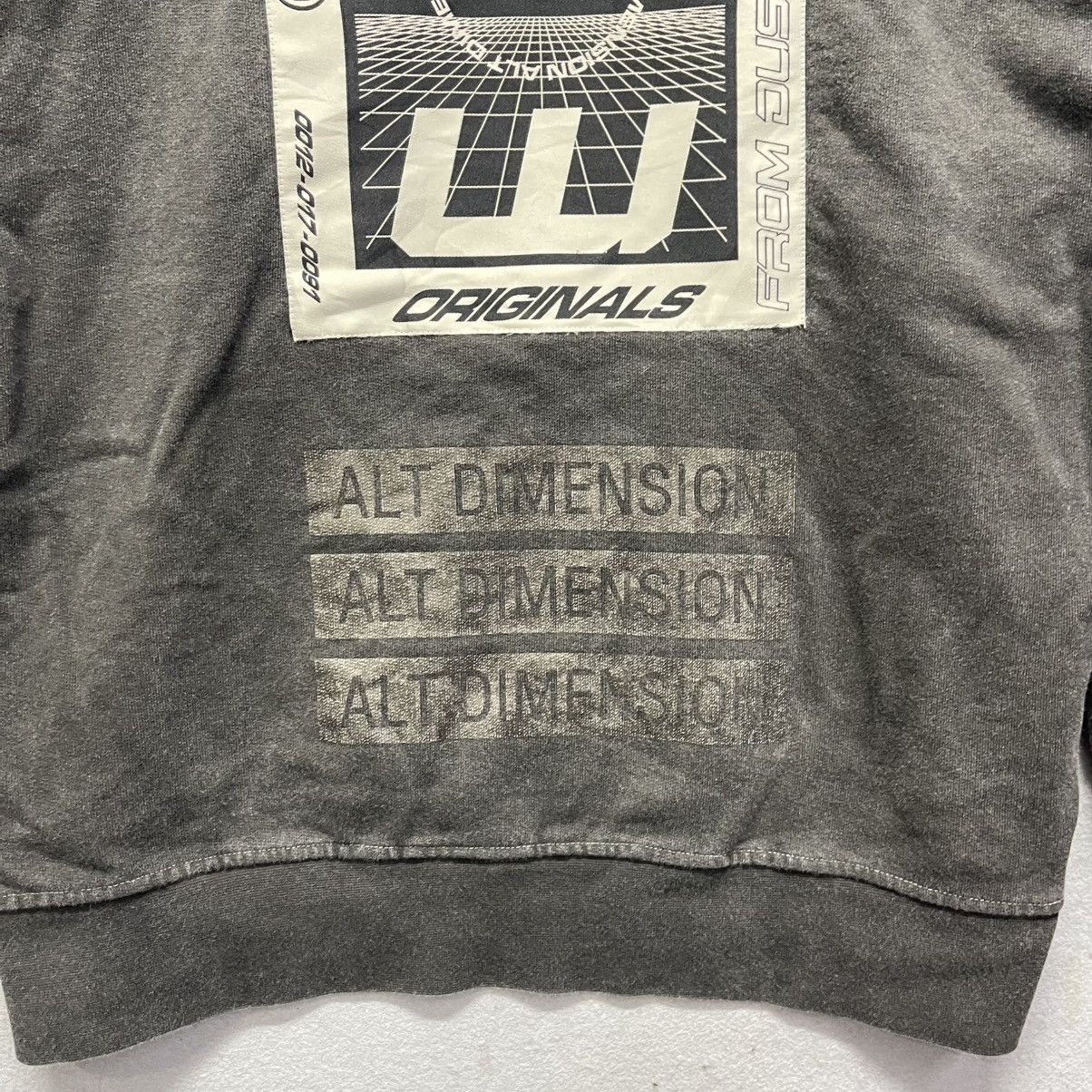 Adidas × Alexander Wang 2010s adidas x Alexander Wang Alt Dimension Graphic Hoodie Size US XS / EU 42 / 0 - 9 Thumbnail