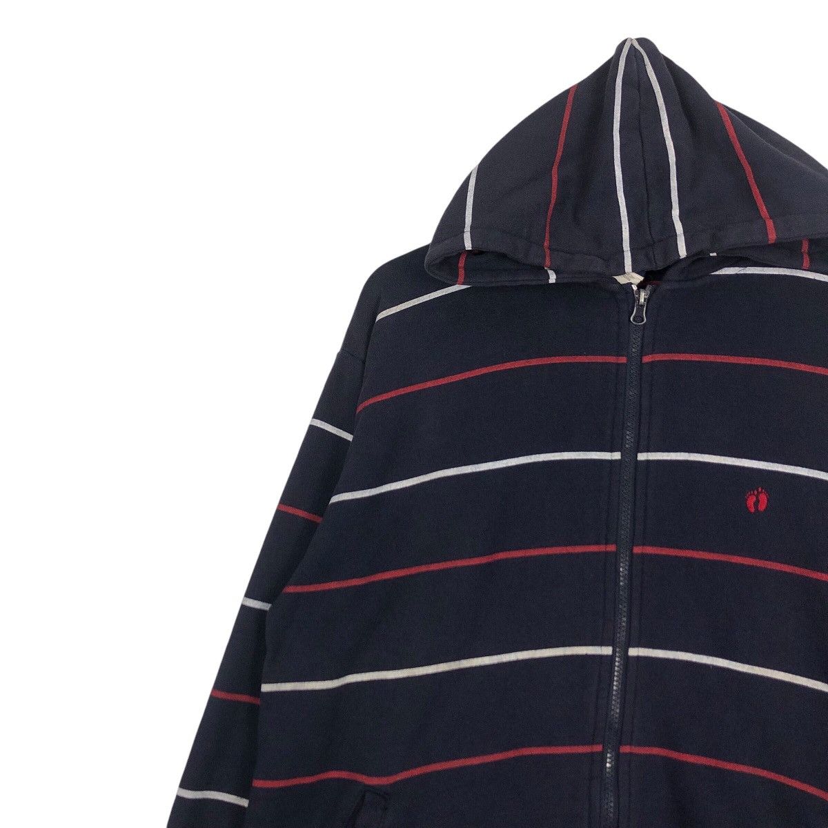 Hang Ten × Japanese Brand × Vintage Vintage Hang Ten Sweater Jacket 90s Collection Stripe Size US L / EU 52-54 / 3 - 6 Thumbnail