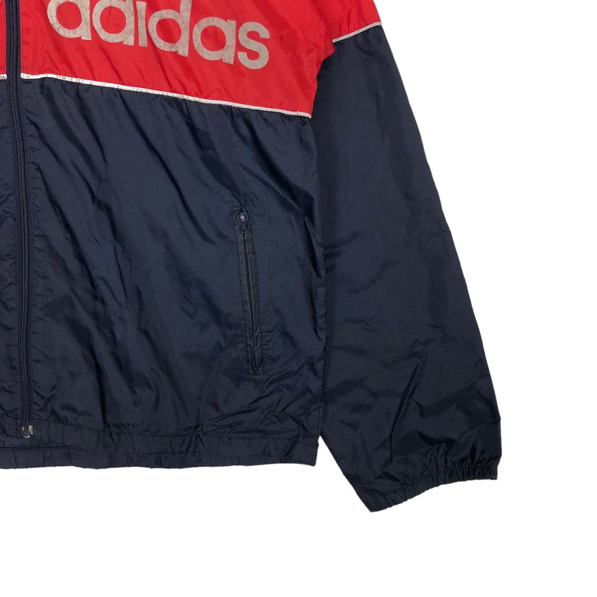 Adidas 🔥90’s Vintage Bomber Jacket Adidas Block Colour Big Logo Size US M / EU 48-50 / 2 - 5 Thumbnail