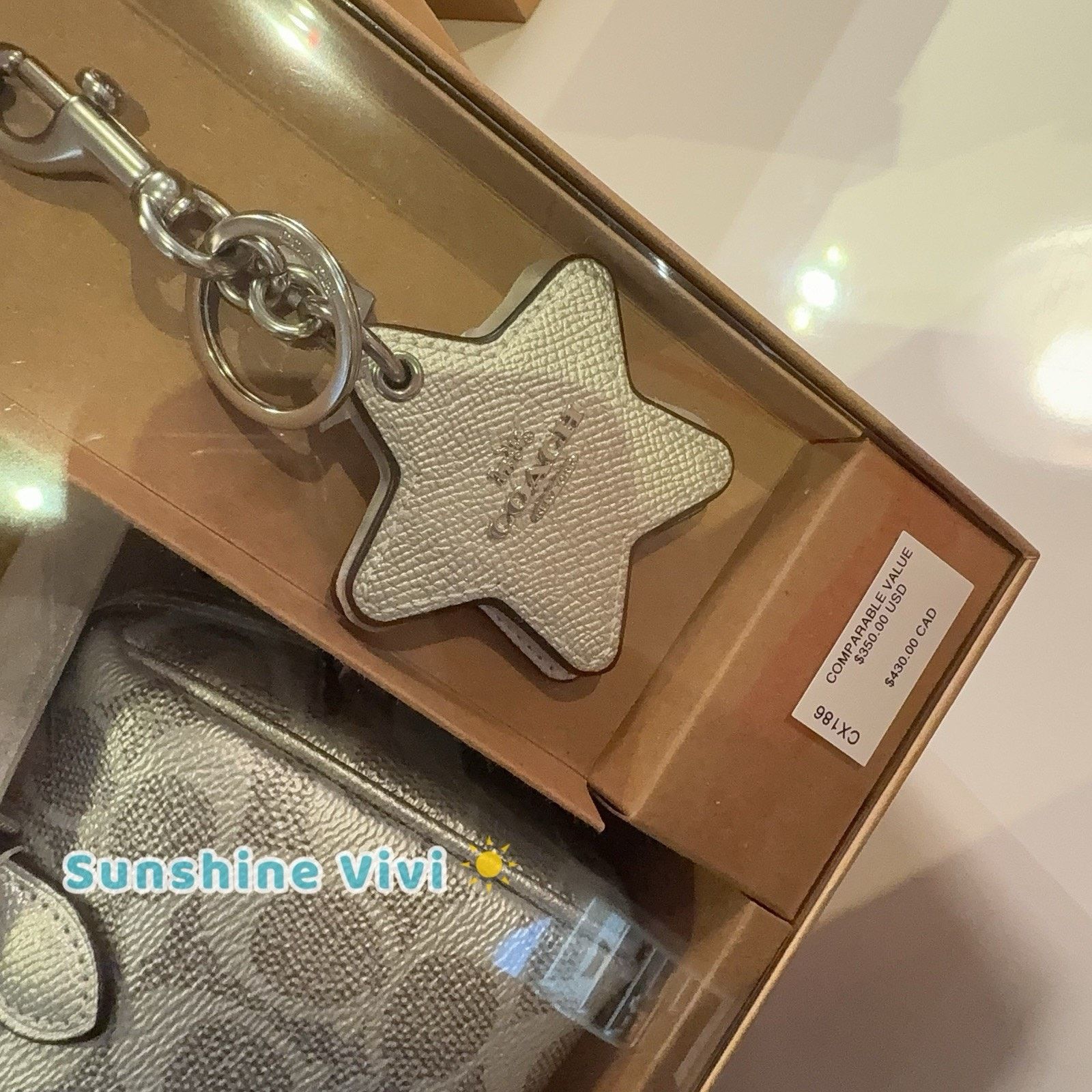 Coach NWT Coach Boxed Mini Rowan Crossbody Bag Mirror Charm CX186 Size ONE SIZE - 5 Thumbnail