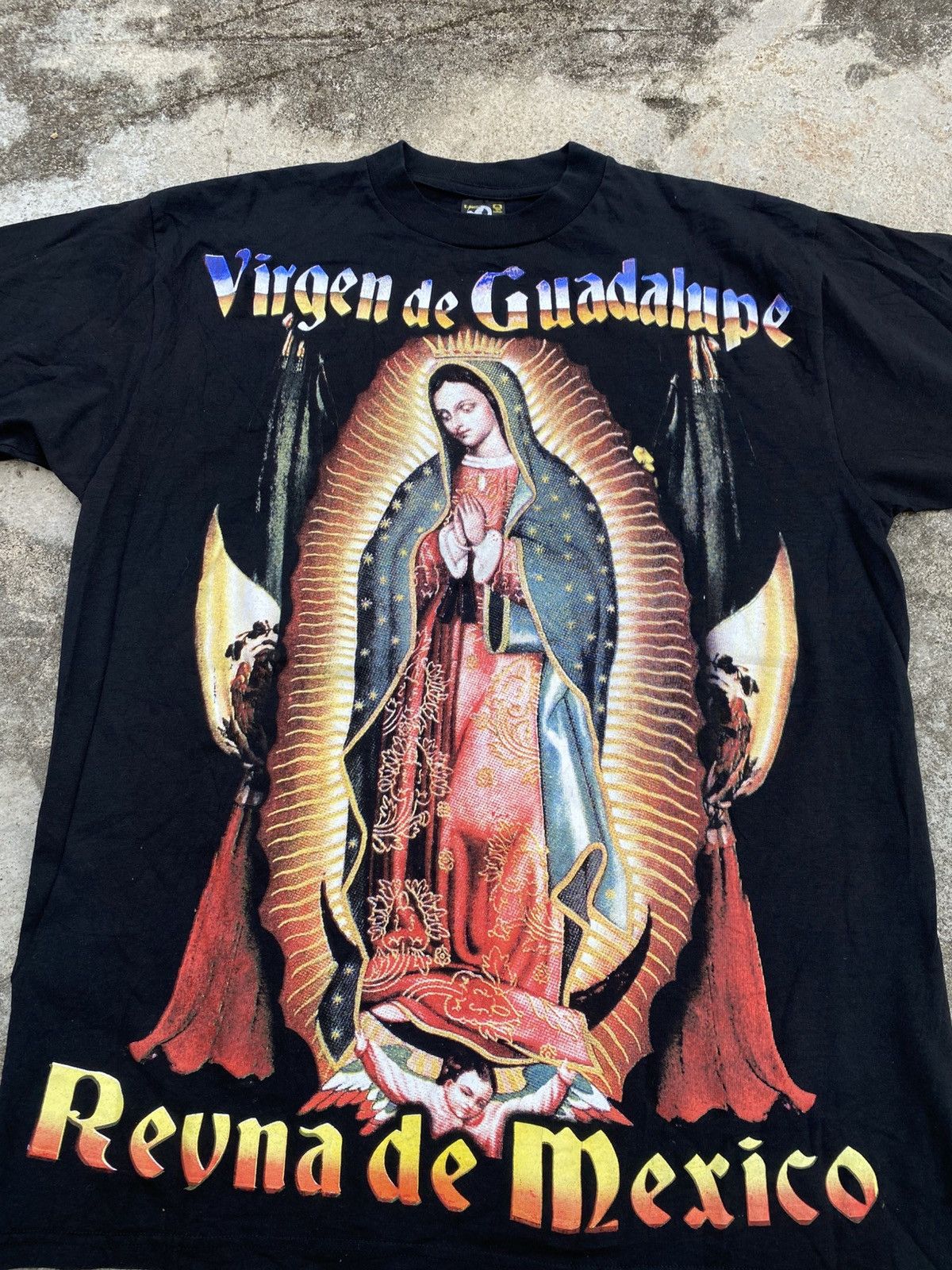 Vintage Vintage 90s Mexicanboot Virgen De Guandalupe Size US XL / EU 56 / 4 - 2 Thumbnail